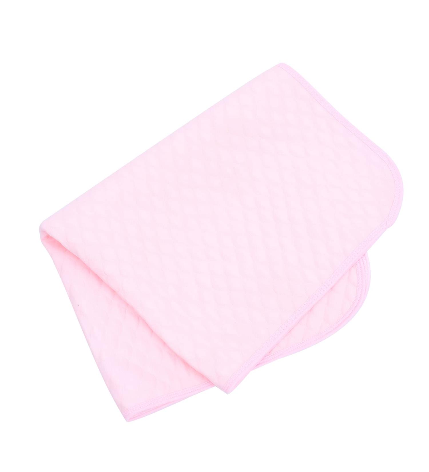 DOITOOL Portable Baby Changing Pad - Washable Cotton Waterproof Non-Slip Travel Diaper Bag in Pink Rose | Eco-Friendly Baby Essentials - Buy Online on GoSupps.com