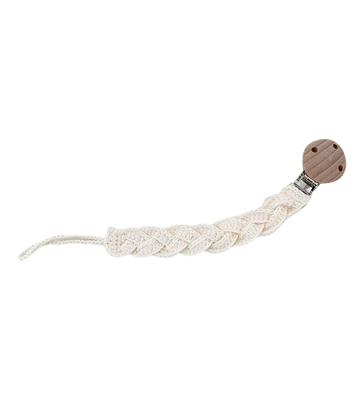 Tian-K Pacifier Chain for Babies | Cotton DIY Dummy Hook & Bite Belt | Perfect Pacifier Accessory for Newborns - Buy Online on GoSupps.com