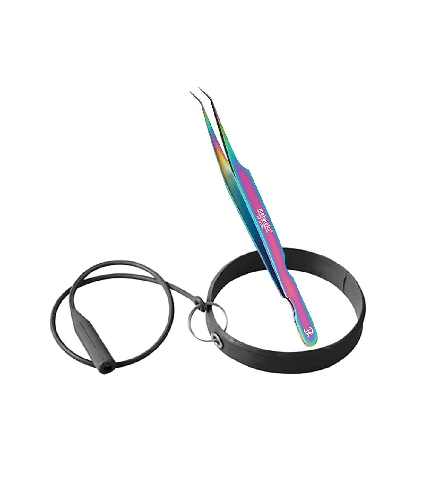 Silicon Ring Bracelet Eyelash Extension Tweezer Protector - Black - Buy Online on GoSupps.com