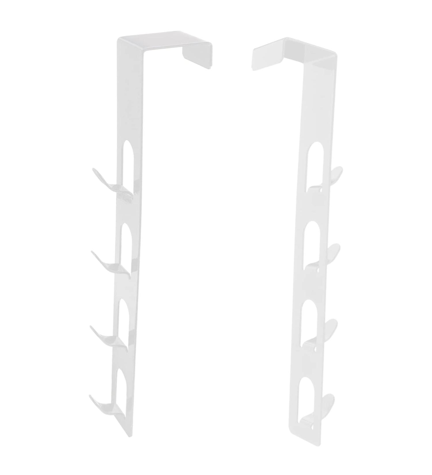 Baluue Towel Holder 2pcs Door Hook Wall Coat Hanger Christmas Wreath Metal Clothes Rack Hooks for Hats Door Hangers for Clothes Hanger 29.5X5CM White - Buy Online on GoSupps.com