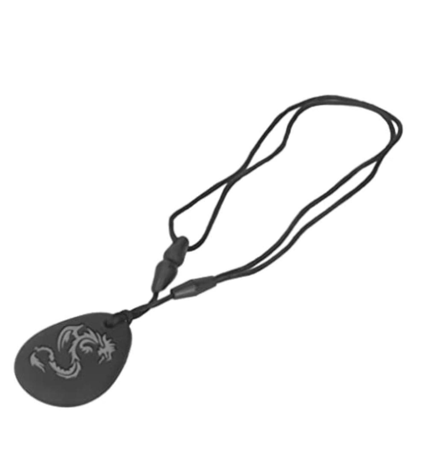 Grey Dragon Silicone Teething Necklace for Baby Sensory Development | Teething Relief & Playtime Fun - Buy Online on GoSupps.com