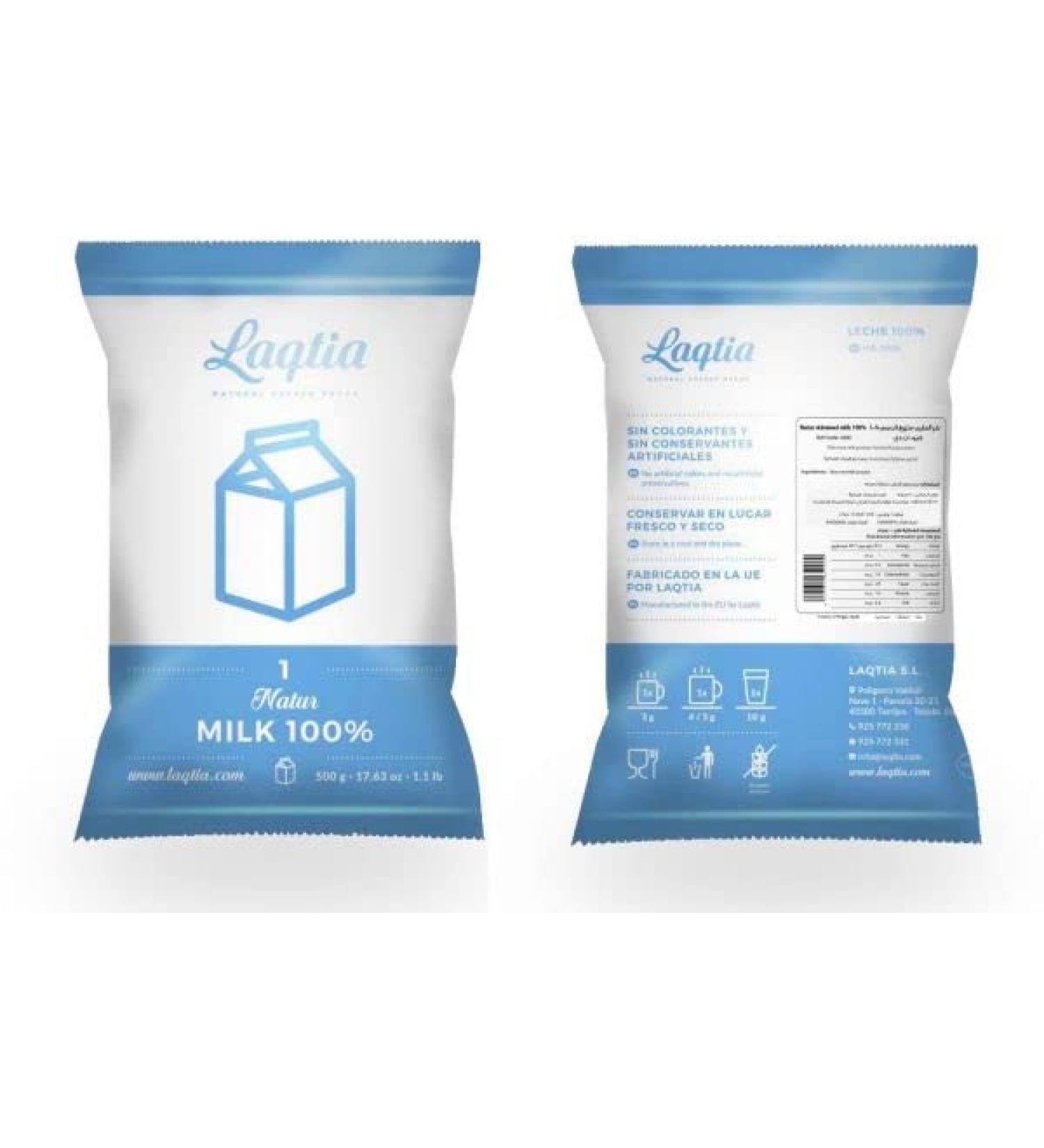 LAQTIA GOLD 100% SKIMMED GRANULATED MILK 500G (1) - Buy Online on GoSupps.com