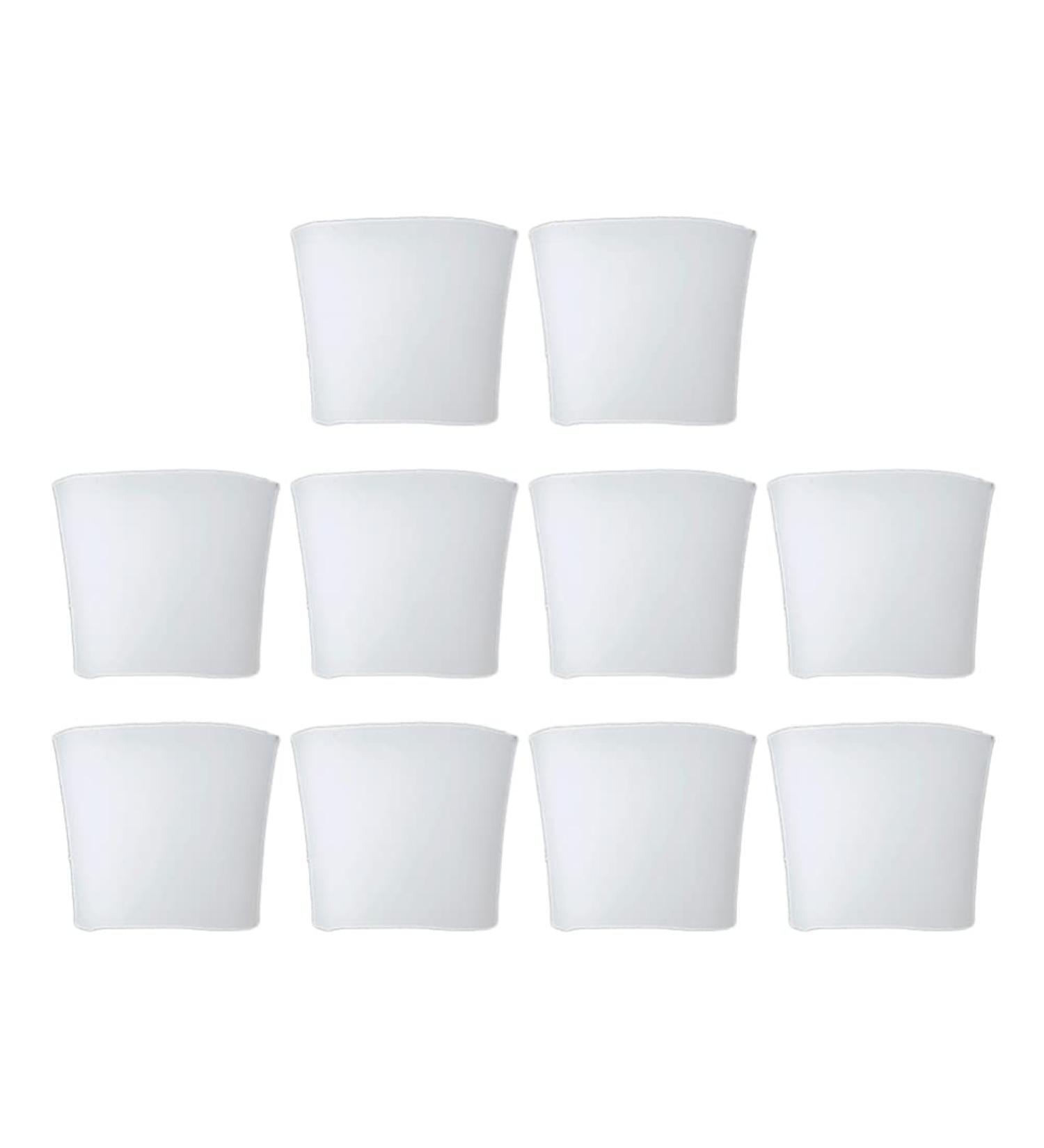 POPETPOP Silicone Toe Separator Sleeves - 10pcs Protectors for Overlapping Toe, Bunion Spacer Alignment Corrector - Buy Online on GoSupps.com