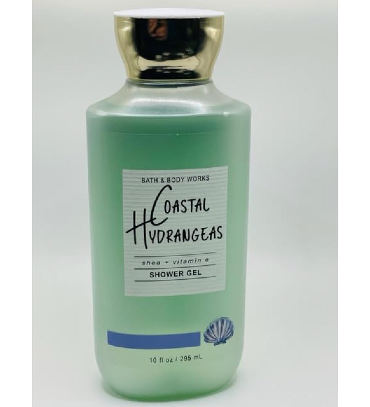 Coastal Hydrangea Shower Gel 10 Ounce Full Size Body Wash