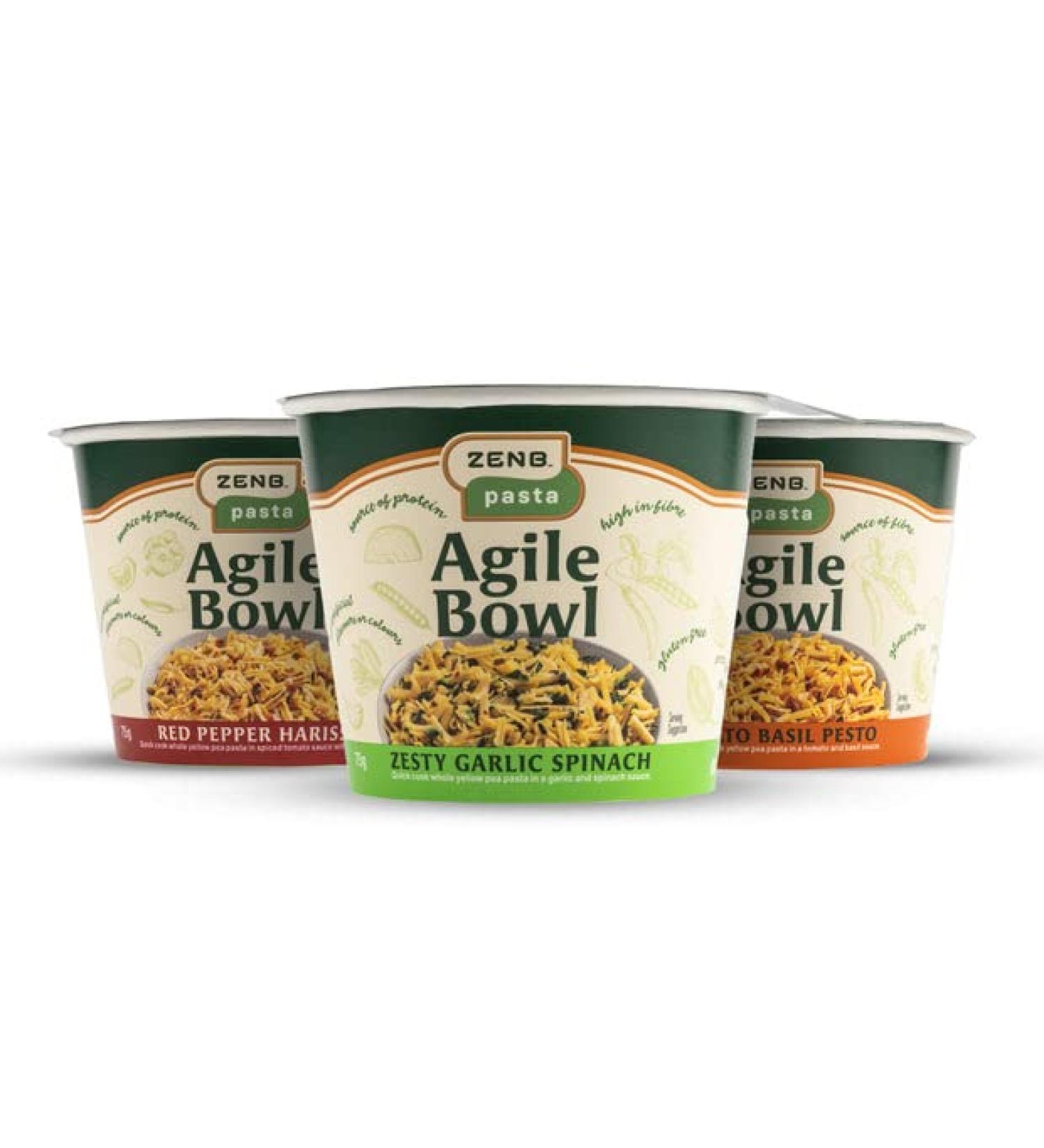 ZENB Gluten Free Instant Pasta Pot - Yellow Pea Pasta (Classic Flavours) - Buy Online on GoSupps.com