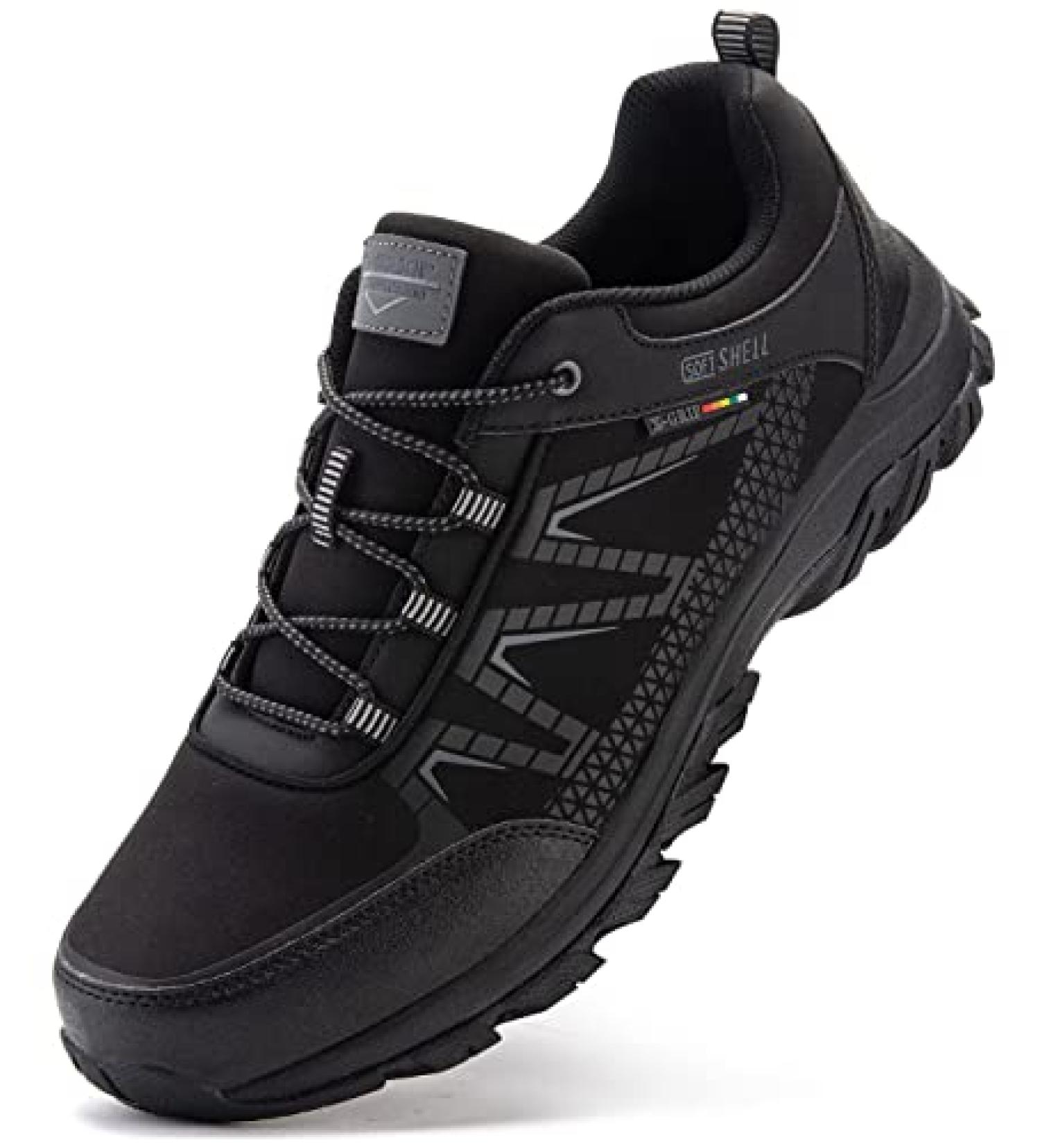 X-Grip Men's Size 14-16 Trail Running Shoes Black- Breathable & Lightweight - Buy Online on GoSupps.com