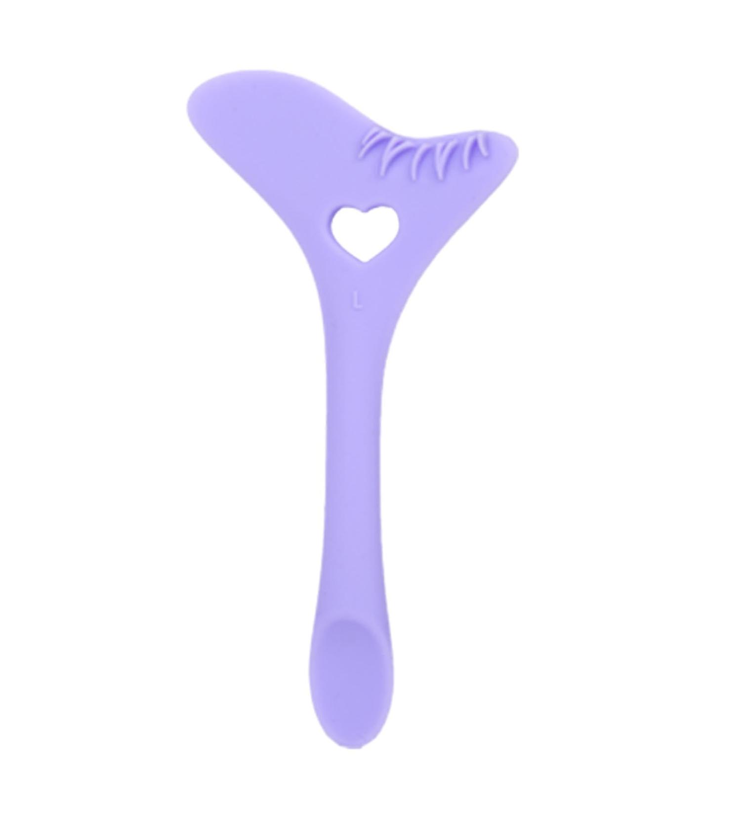 Silicone Stencils Winged Tool Eyebrow Pencil Eyeshadow Applicators for Eyebrow Beginners Lip Line violet - Buy Online on GoSupps.com