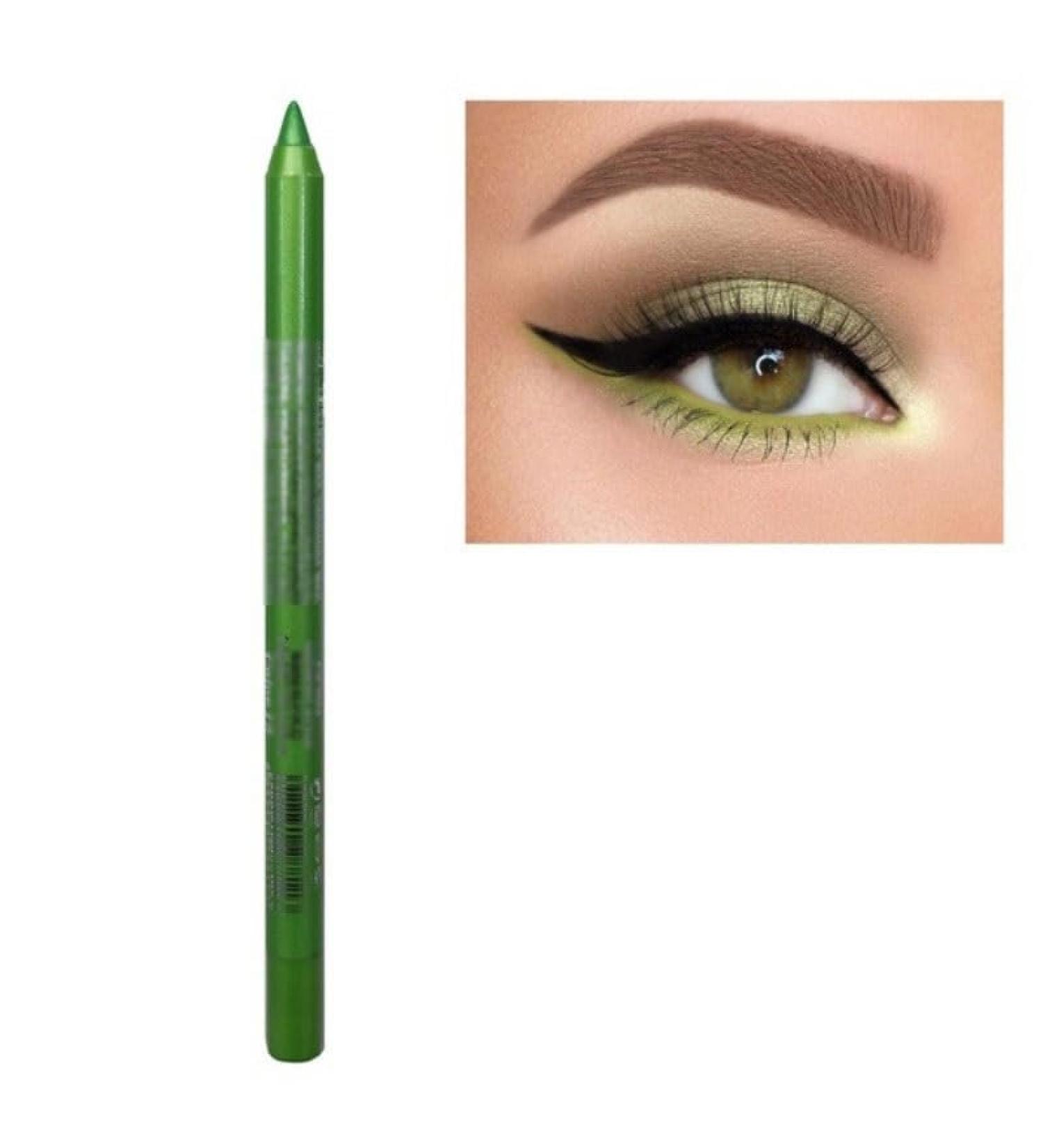 14 Colors Pearlescent Eyeshadow Pencil Waterproof Long Lasting Glitter Shimmer Eye Shadow Pen Eyeliner Stick Eyes Makeup Tools (Color : 10) - Buy Online on GoSupps.com