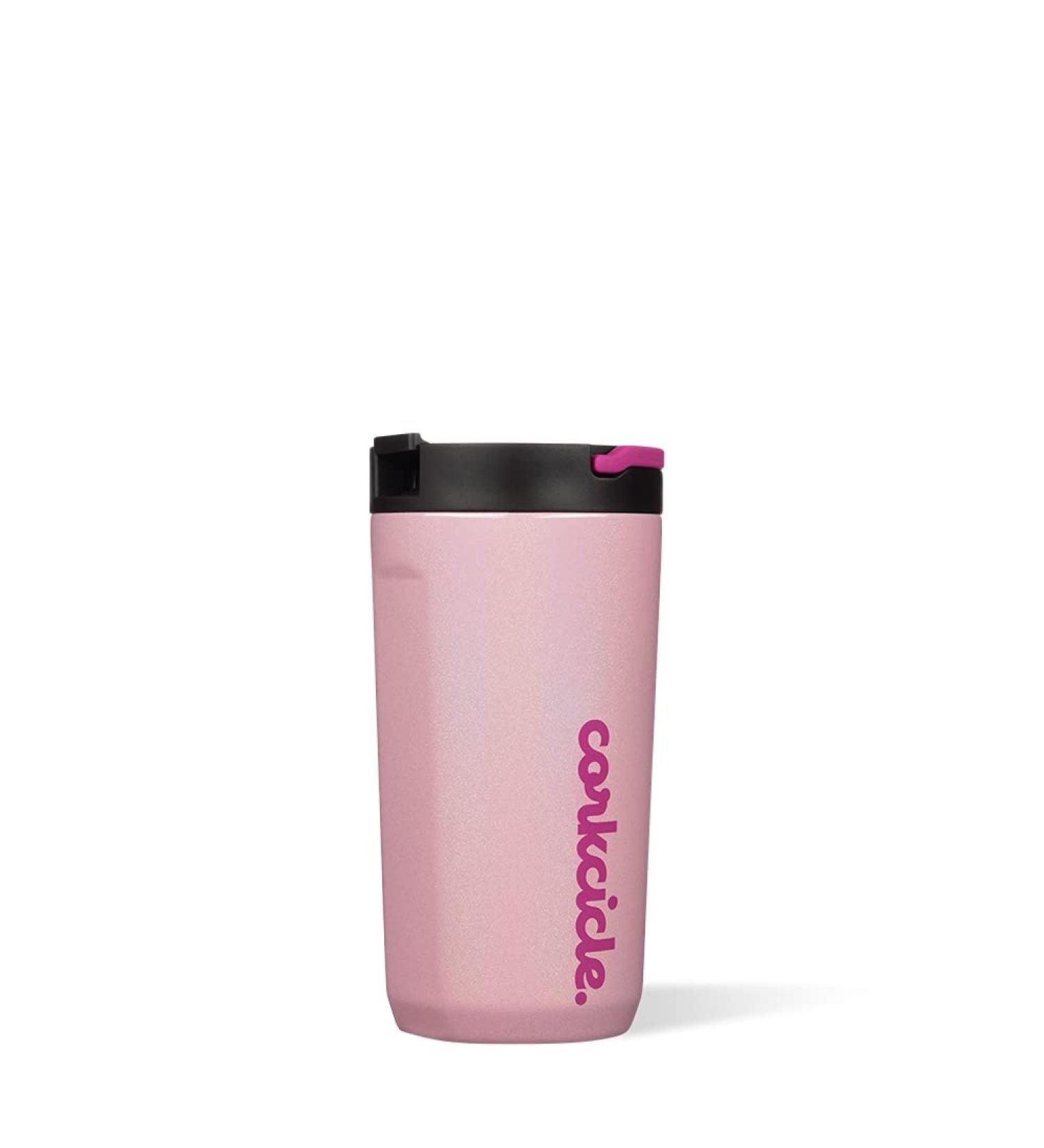 Corkcicle Kids Insulated Water Bottle WIth Straw  Stainless Steel  Cotton Candy  Holds 12 oz 12oz Cotton Candy - Buy Online on GoSupps.com