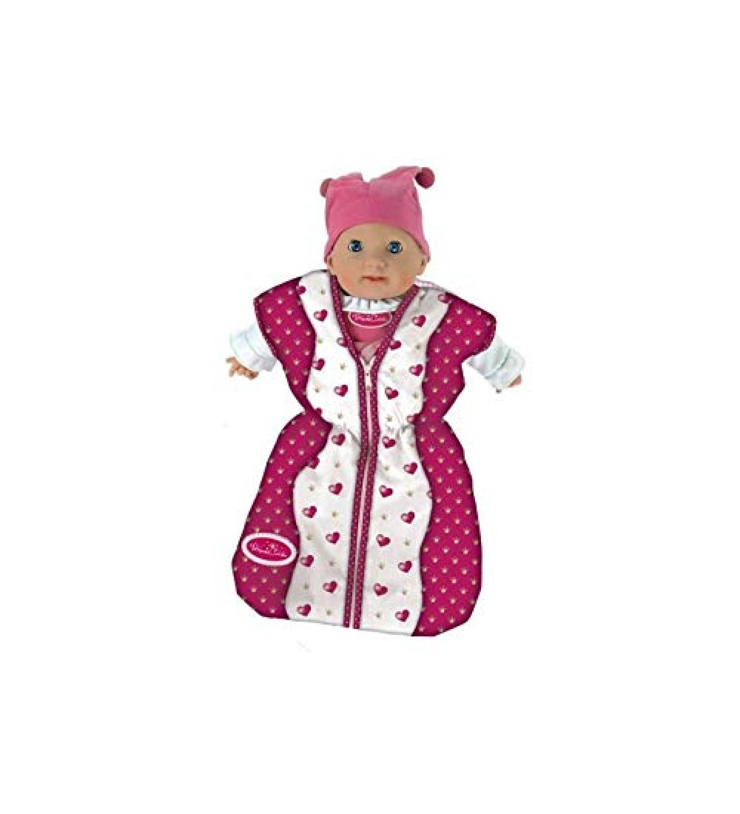 Baby Coralie doll sleeping bag with zipper |For approx. 40 to 50 cm dolls |Toys for children from 3 years of unit size