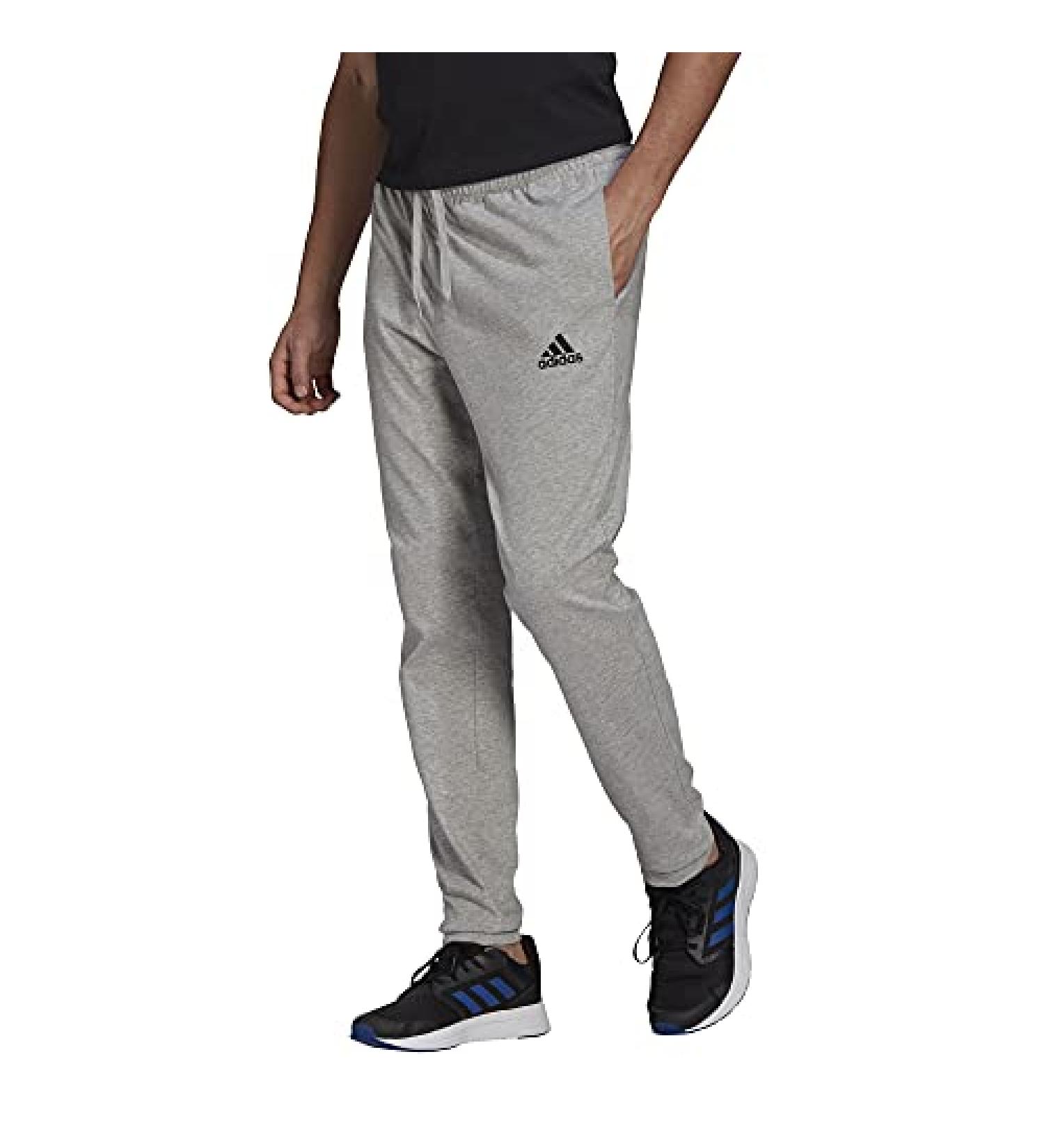 adidas Men's Essentials Tapered Pants - Medium Grey Heather - Buy Online on GoSupps.com