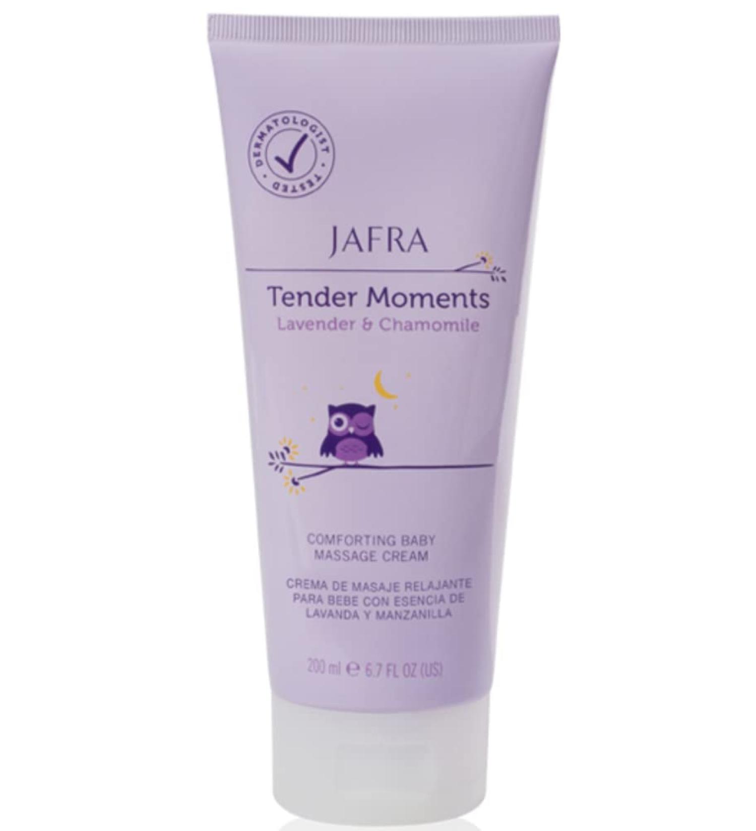 Jafra Tender Moments Lavender & Chamomile Baby Massage Cream - Soothing Massage Cream for Babies | International Shipping Available - Buy Online on GoSupps.com