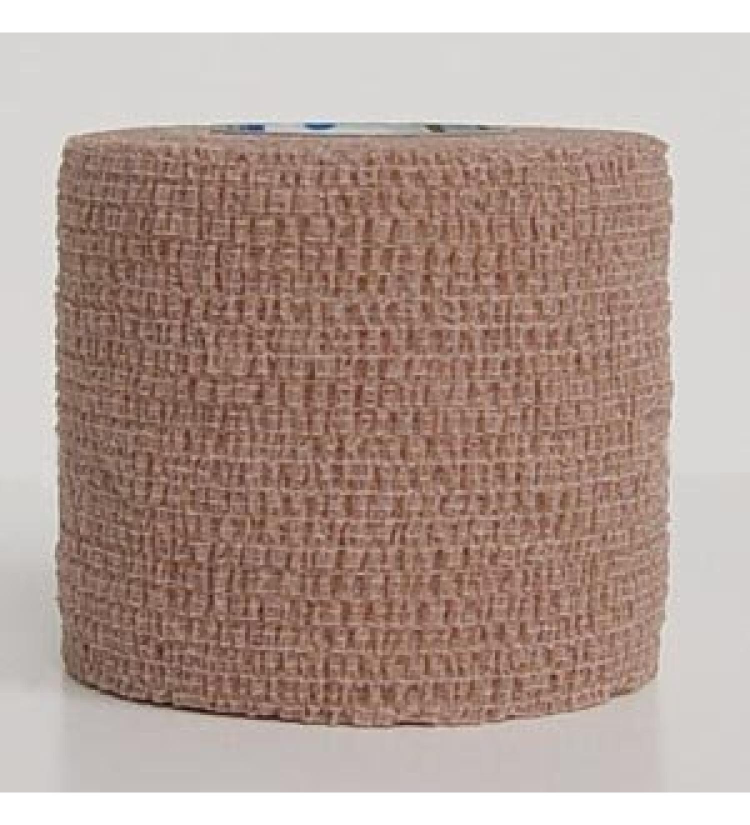 3200TN-036 Coflex Non-Woven Cohesive Self-Adherent Wrap 15' Length 2" Width Tan Latex