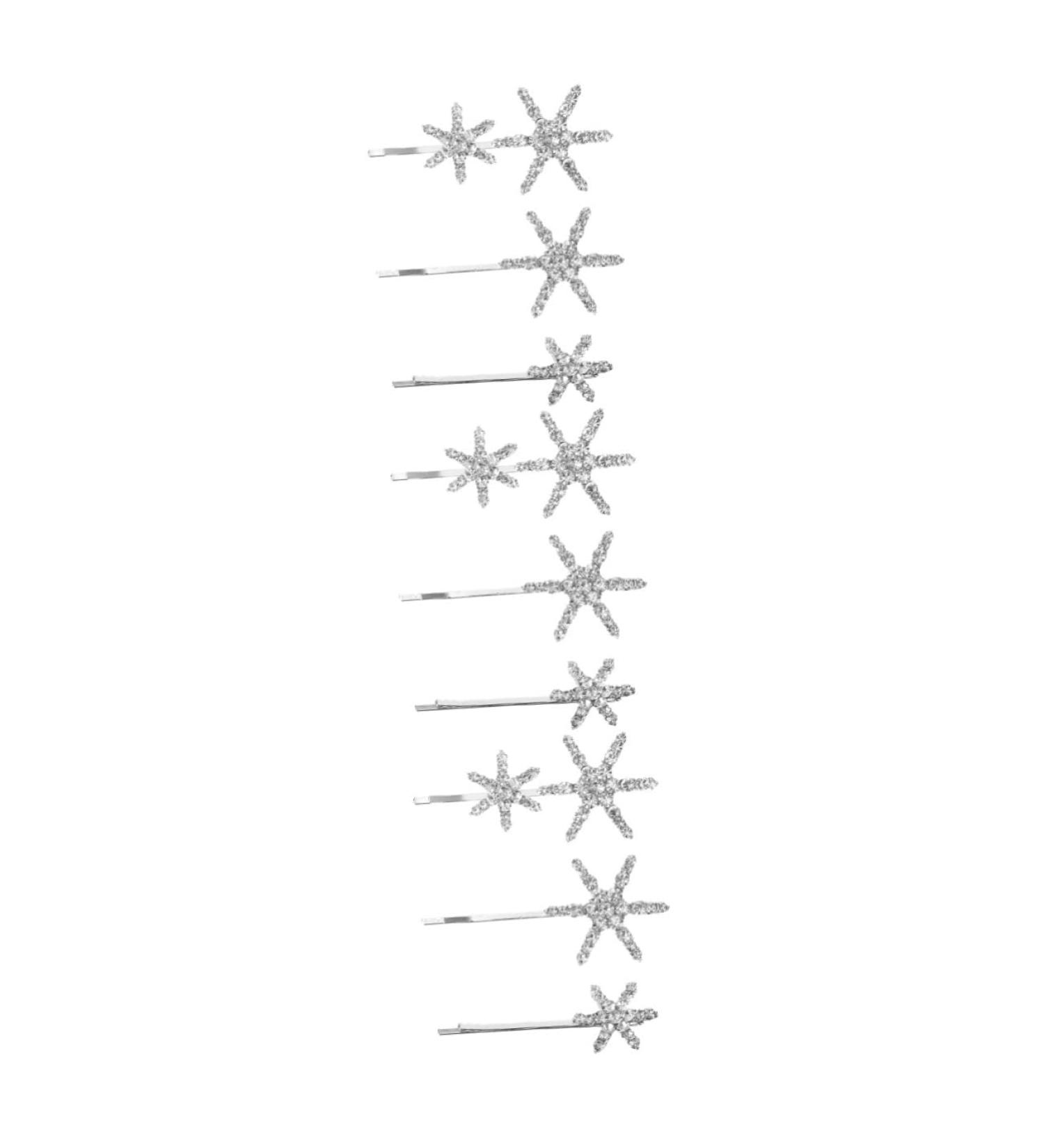 minkissy Rhinestone Hair 3 Sets Star Hairpin Stars Barrette Rhinestone Star Bobby Pin Bridal Hair Rhinestone Star Bobby Clips Hair Accessories for Kids Female Star Bride Rhinestones - Buy Online on GoSupps.com