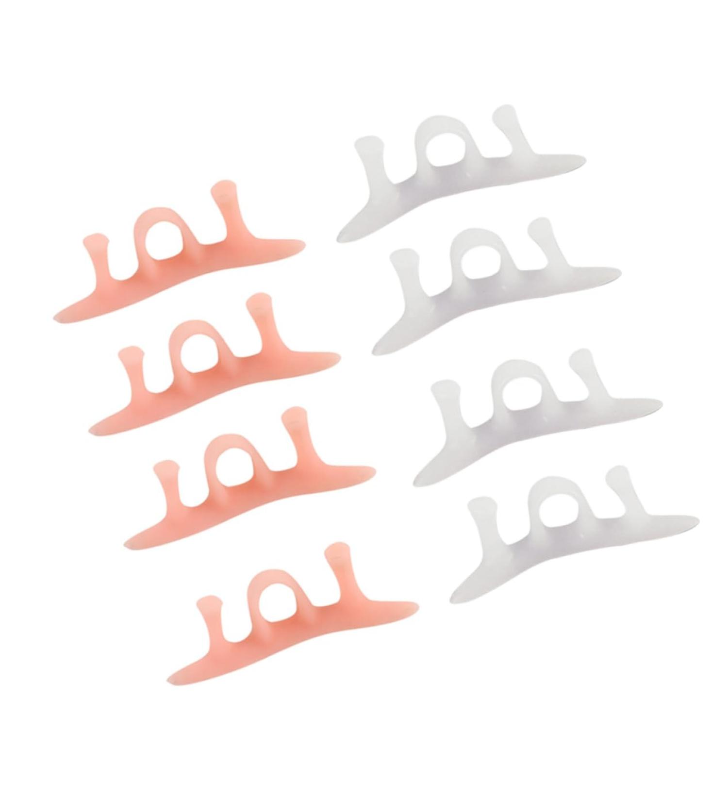 Hemoton Snail Splitter Foot Protectors - 4 Pairs for Feet Hammer Gel, Nail Alignment, Stretching - Simple Foot Care Solution - Buy Online on GoSupps.com