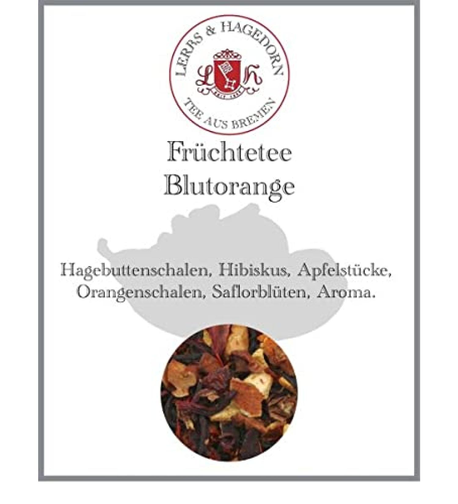  Lerbs & Hagedorn Blood Orange Fruit Tea 250g - Buy Online on GoSupps.com