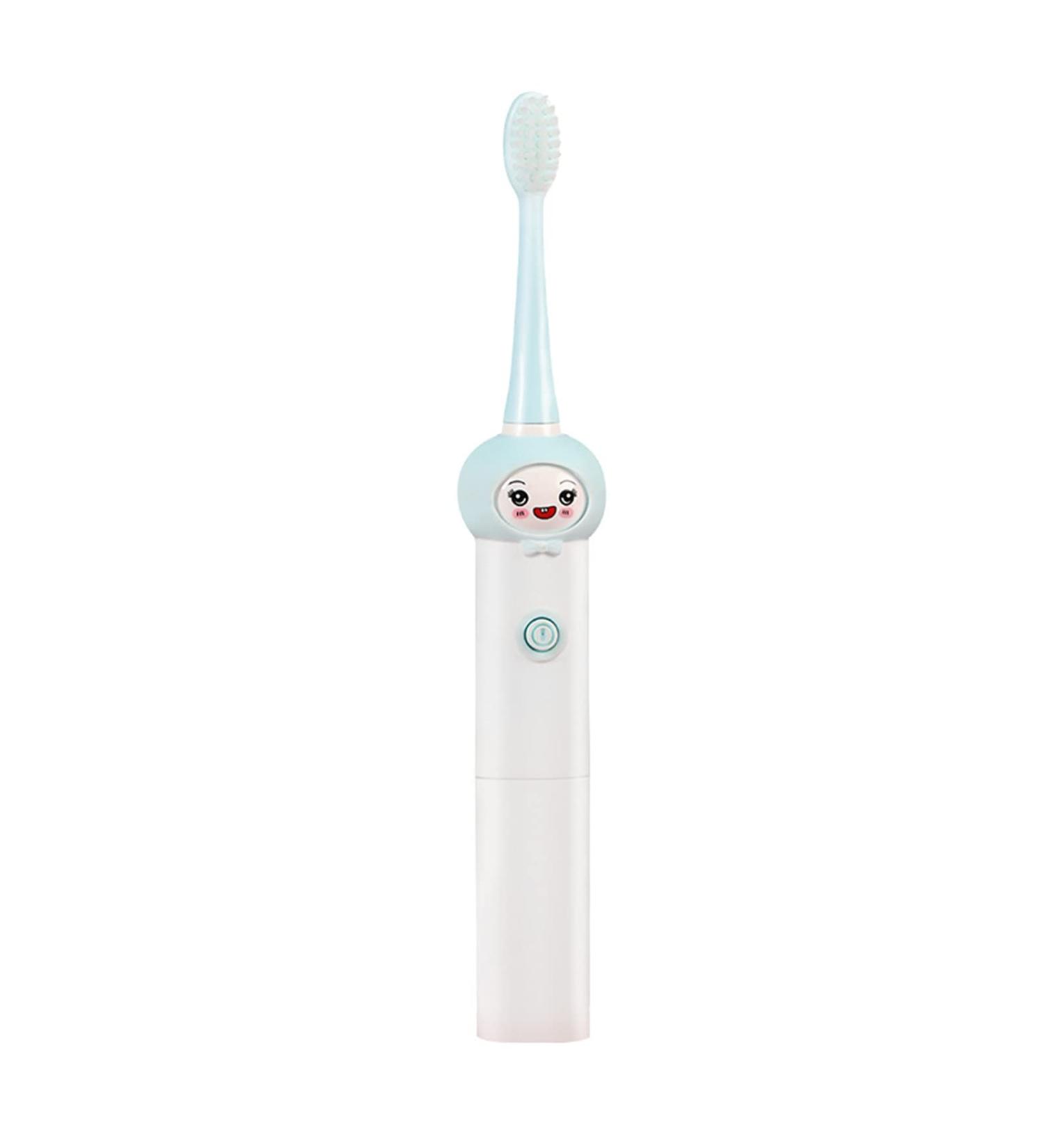 Clenp Children's Electric Toothbrush - Cartoon Shape Soft Bristles Waterproof Deep Cleaning - 1 Pack - Buy Online on GoSupps.com