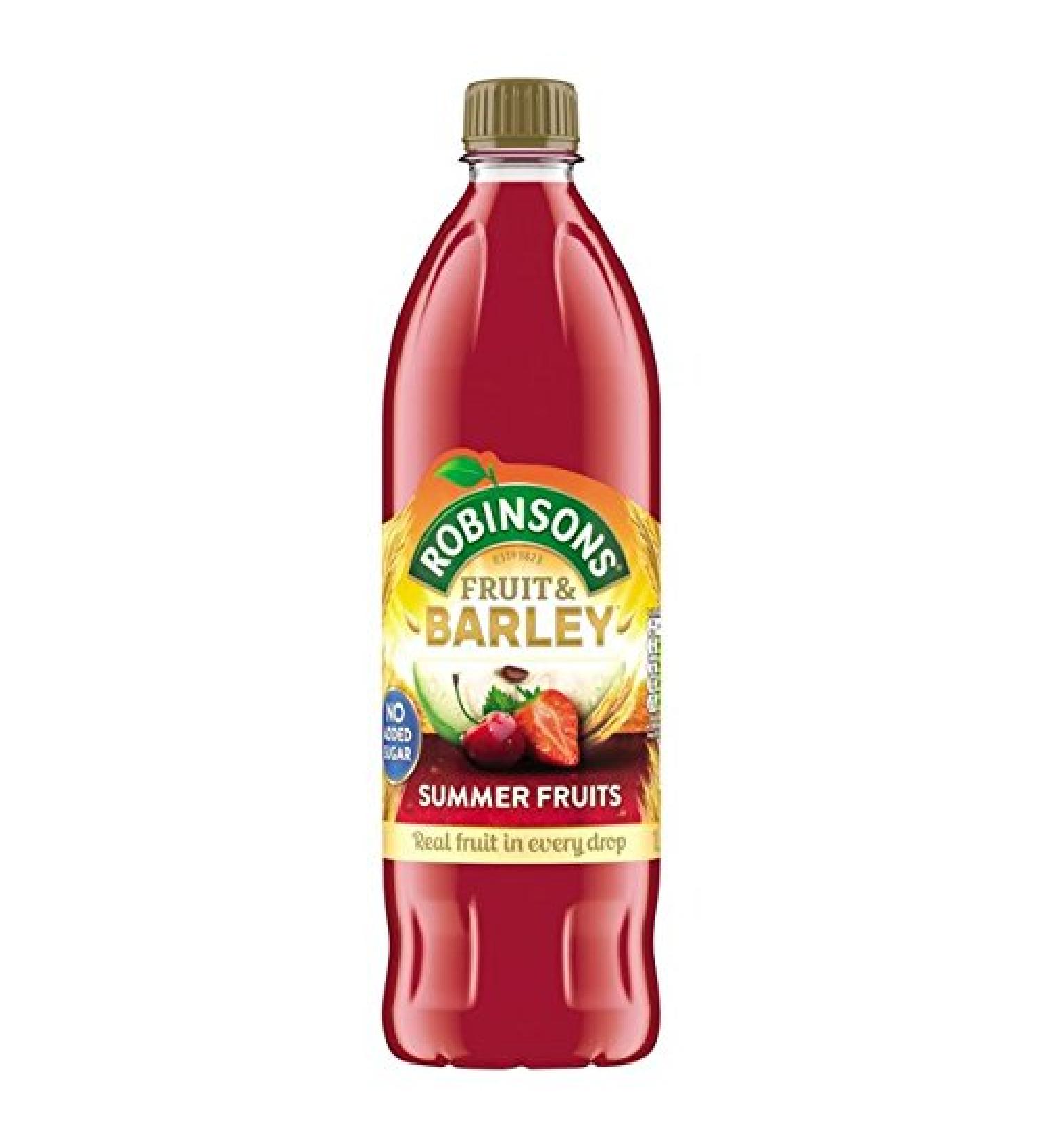 Robinsons Robinsons Summer Fruits Fruit & Barley No Added Sugar 1L