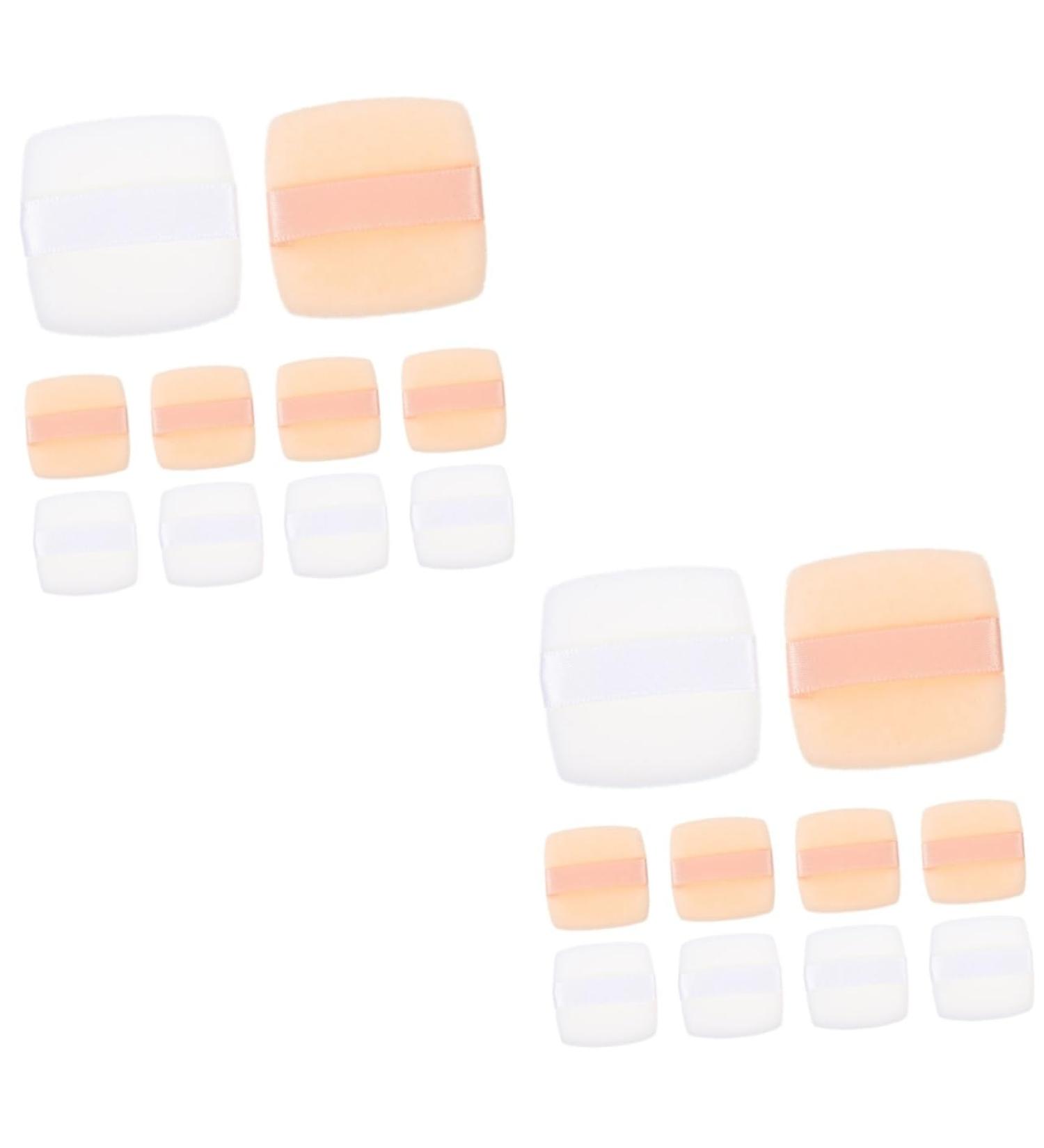 FRCOLOR 20 Pieces Square Puff Powder Puff for Body Triangular Powder Puff Bow Mixer Makeup Puffs for Powder Puff for Body Powder Portable Dry Touch Foundation - Buy Online on GoSupps.com