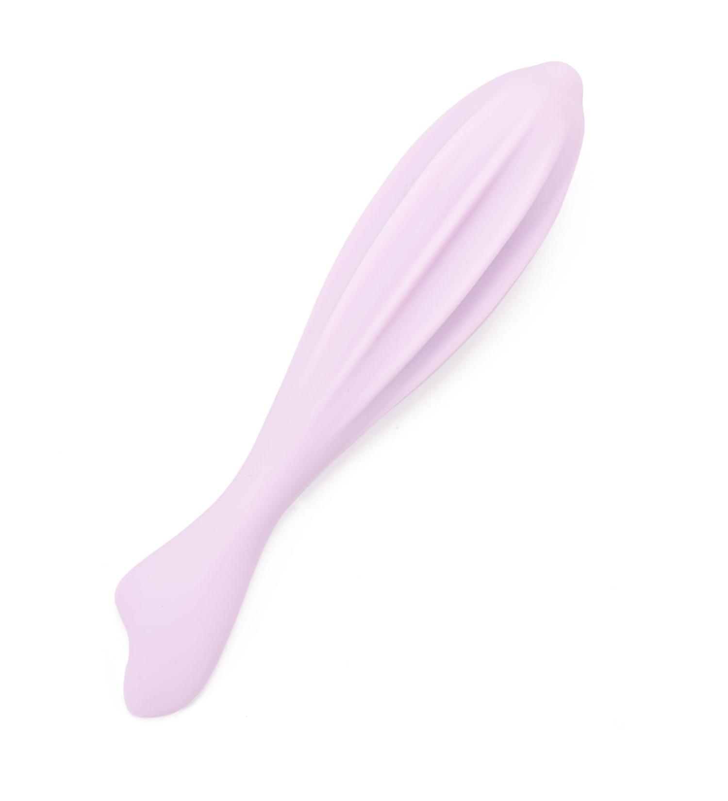 Silicone Face Massage Scooter - Elegant Pear-Shaped Facial Device for Skin Tightening & Muscle Relief | International Shipping - Buy Online on GoSupps.com