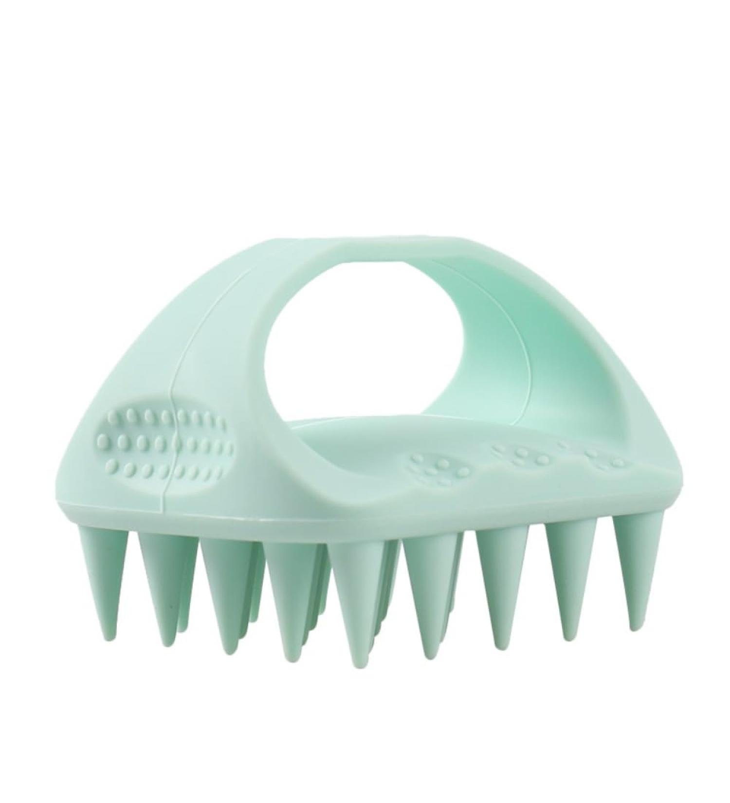 DCNIYT Green Square Scalp Massager - Ultimate Relaxation | Pure Silicone | International Shipping - Buy Online on GoSupps.com