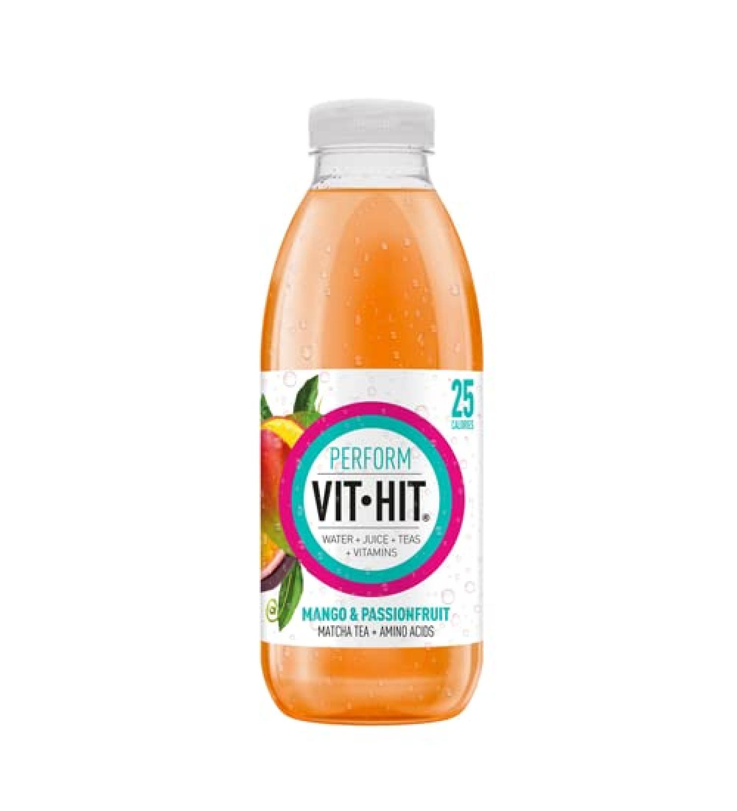 Vit Hit Energy Drink 12x500ml (Perfrom - Orange + Mango + Passionfruit)