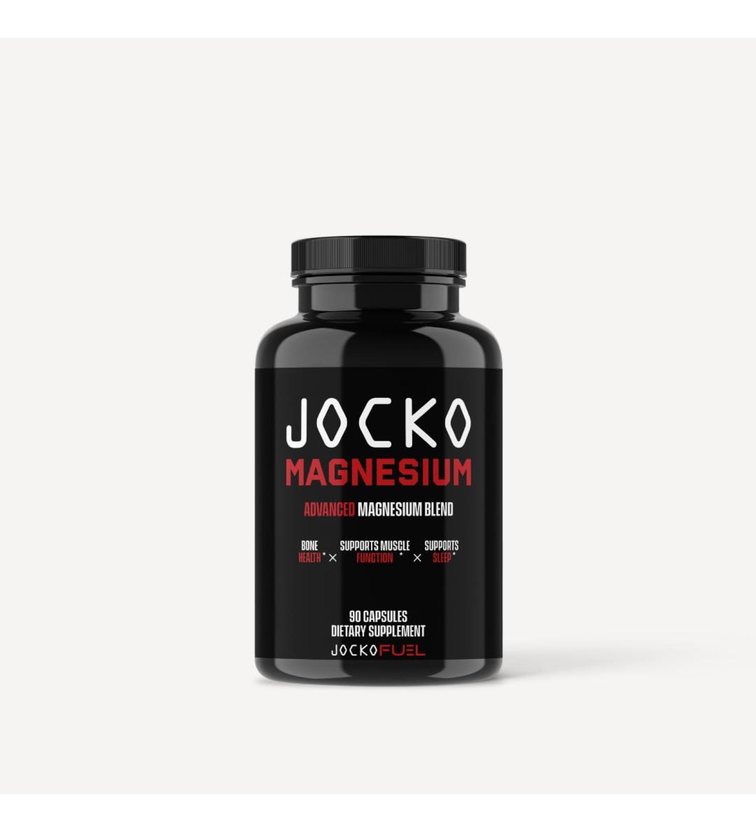 Jocko Fuel Magnesium Complex Supplement - Magnesium Glycinate Citrate & Taurate Capsules Dietary Supplement for Muscle Recovery & Relaxation Heart Nerve Bone Support & Sleep 30-Day Supply - Buy Online on GoSupps.com