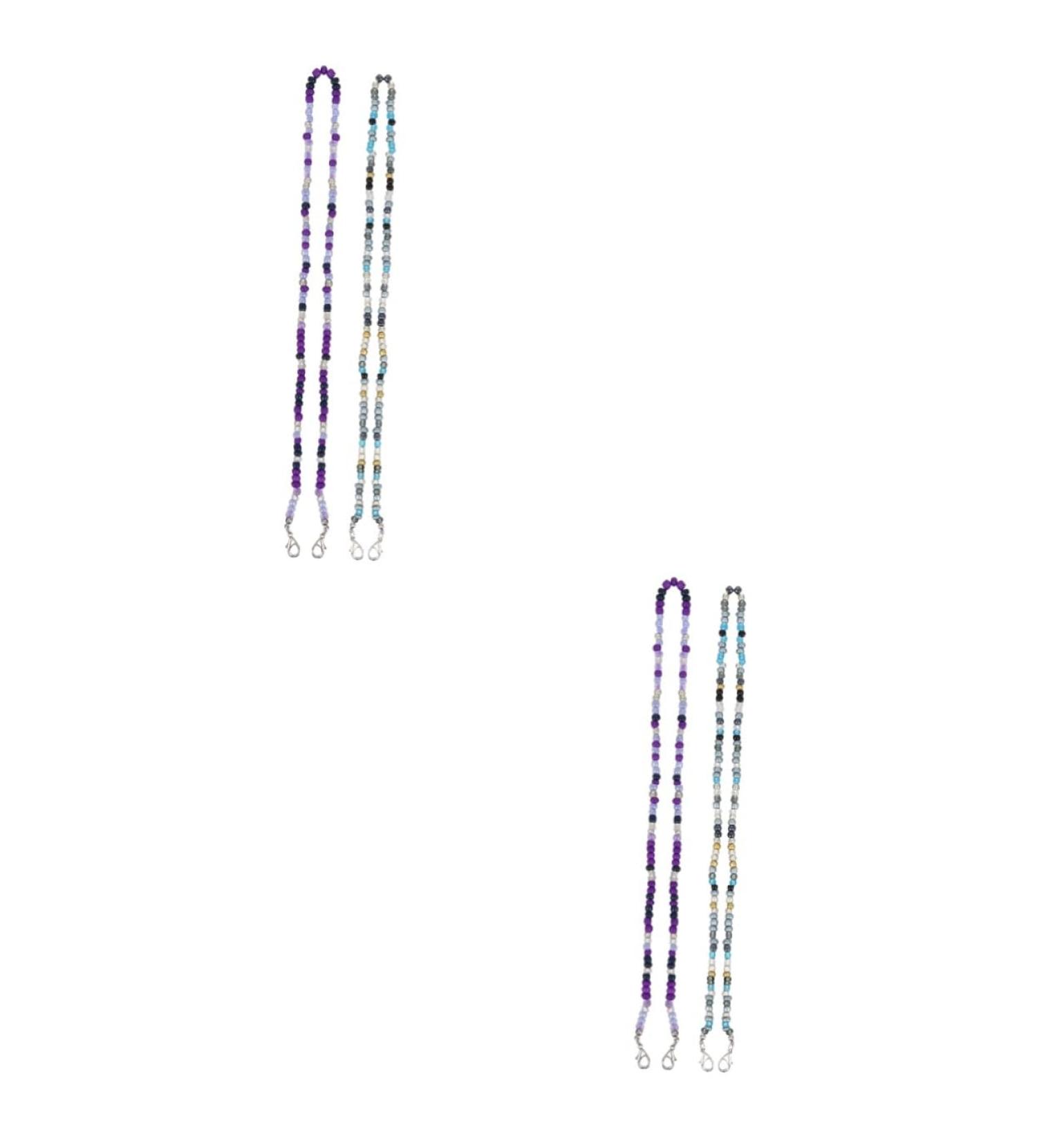 4-Piece Gatuida Face Glasses Mask Chain Set | Stylish Tea Towels Earrings Belt & Lanyard for Masks - Perfect for International Shipping - Buy Online on GoSupps.com