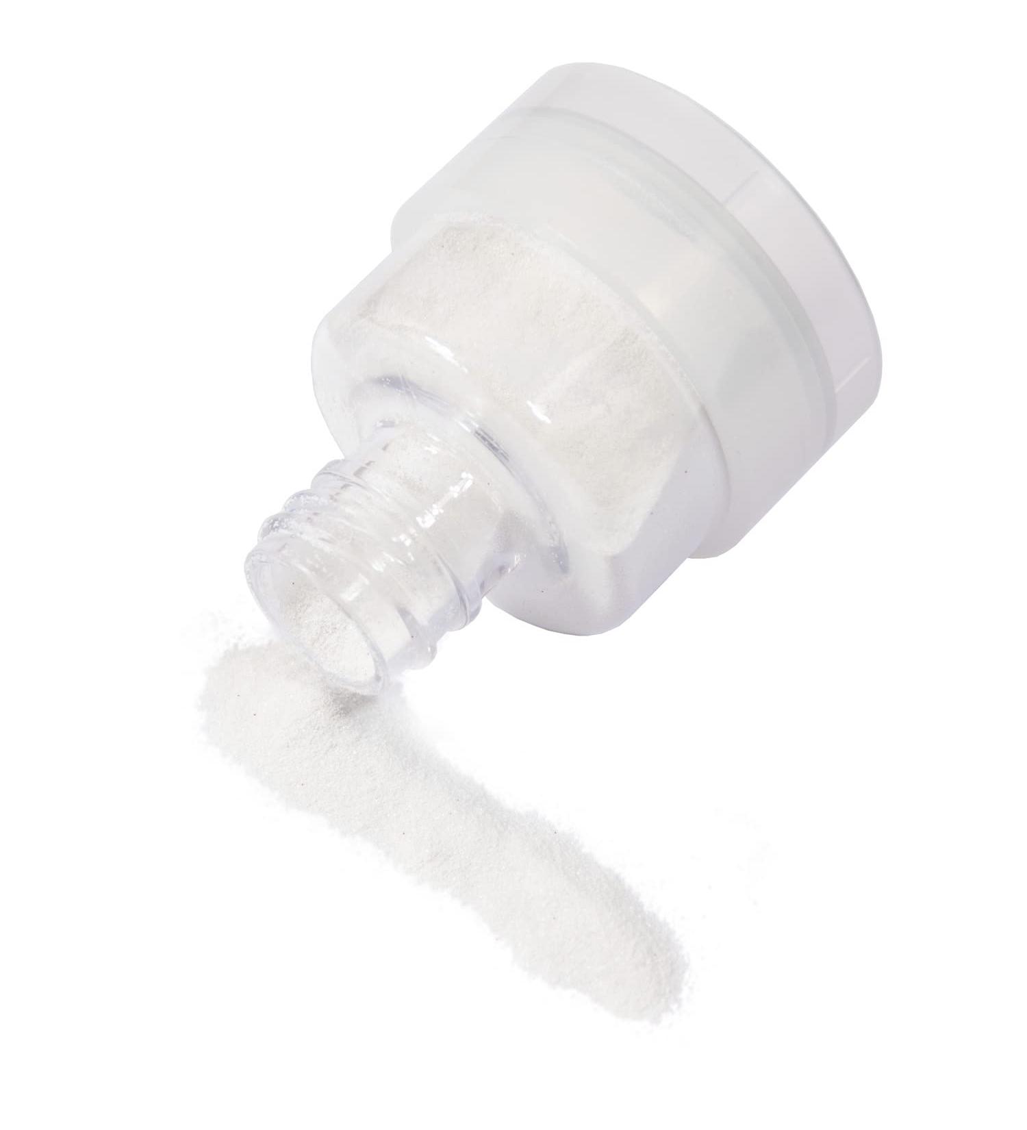 Grimas Polyglitter 25ml - Ultra Fine White Cosmetic Glitter for Face Painting & Carnival | Professional Skydown Pigments - Buy Online on GoSupps.com