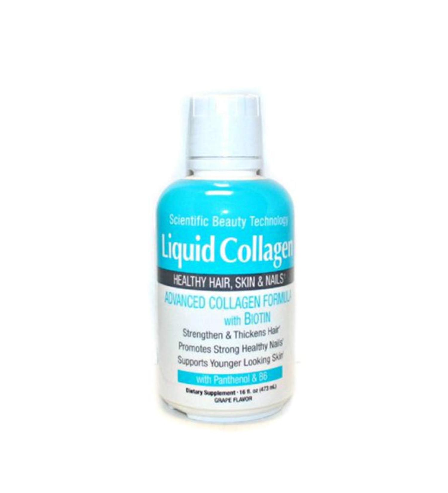 Scientific Beauty Technology Liquid Collagen for Healthy Hair  Skin & Nails 16 fl oz