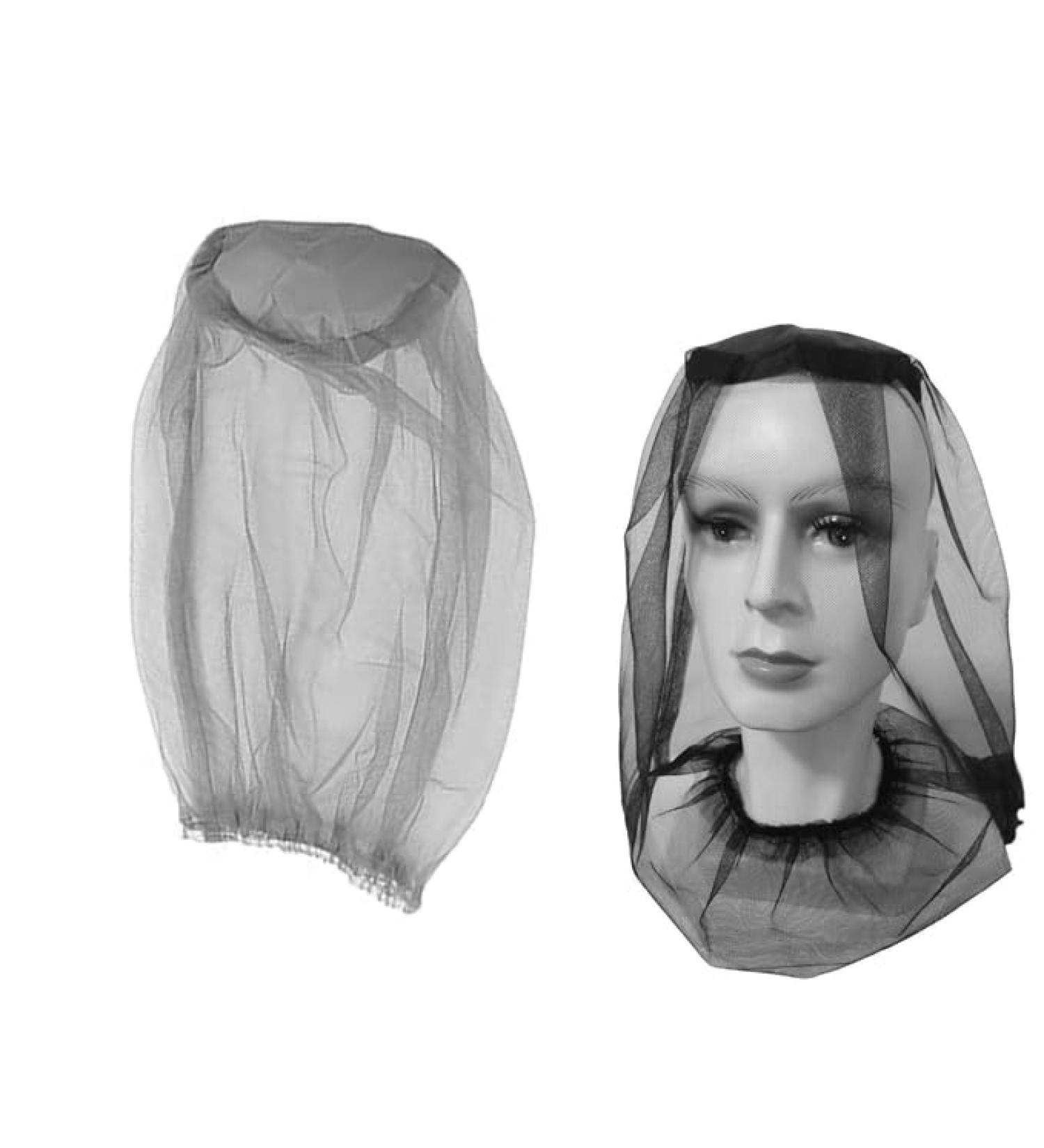 Midge Head Net Black | Anti-Mosquito Hat for Face Protection | Foldable Bug Netting for Camping & Hiking | Portable Outdoor Insect Mesh Accessory - Buy Online on GoSupps.com