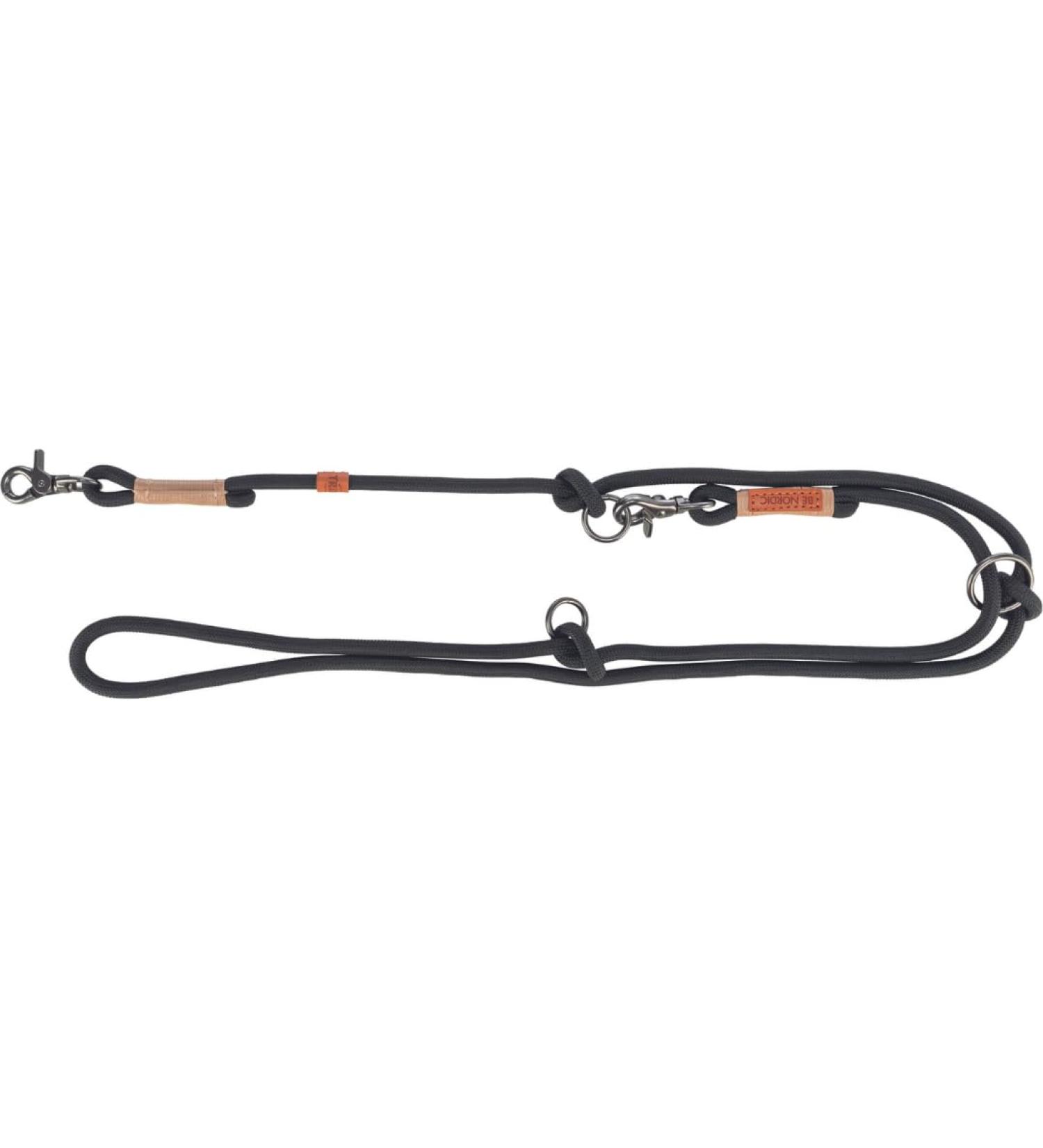 Trixie Hundeleine Be Nordic V-Line L-XL - 2.00m Adjustable Dog Leash for Large Dogs - Black/Sand - Perfect for Nordic Charm - Buy Online on GoSupps.com