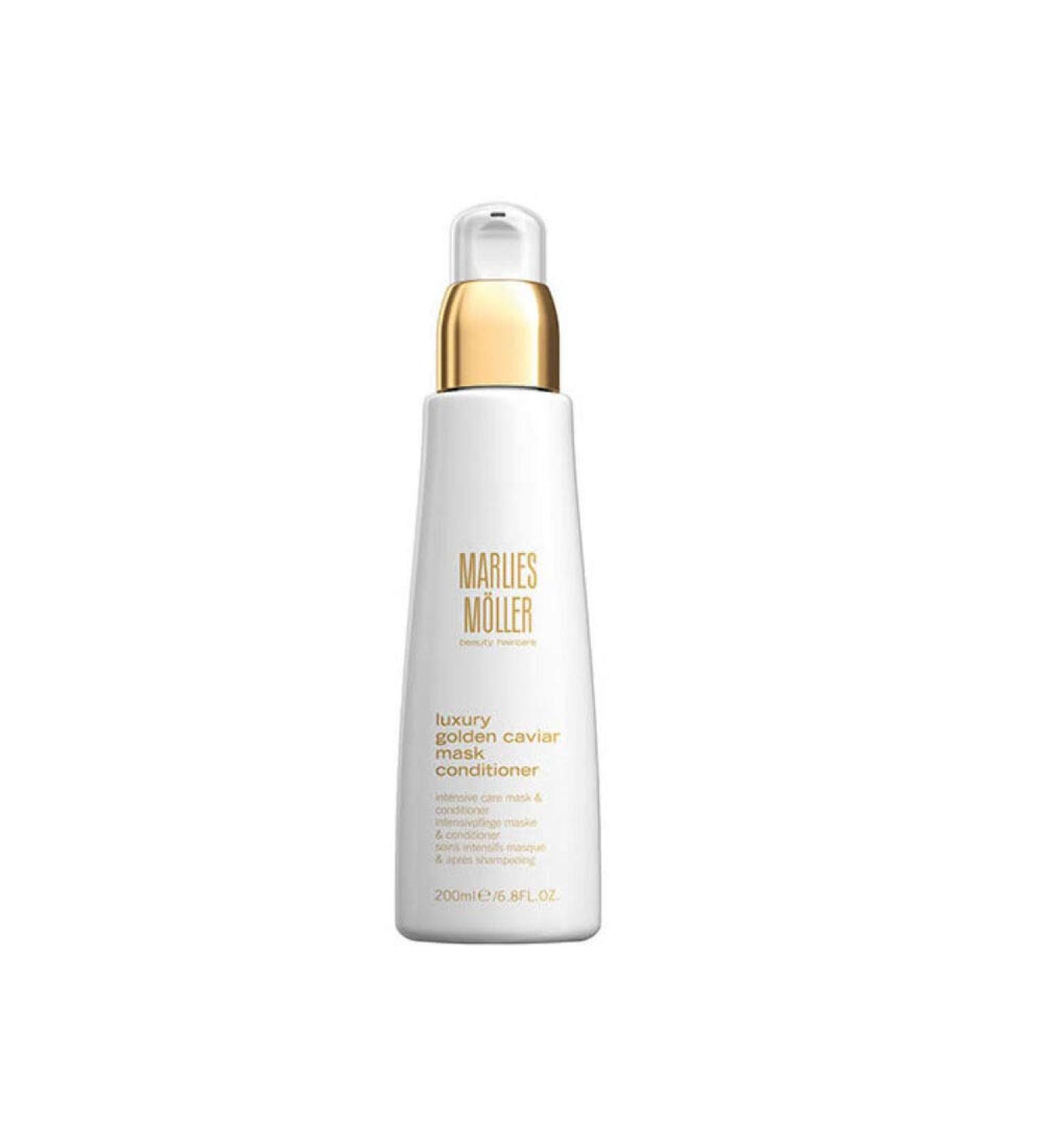 Marlies Moller Marlies M ller Luxury Golden Caviar Mask Conditioner 200 ml luxury Caviar hair conditioner stimulates cell metabolism for longlasting hydration with caviar extract for all hair types