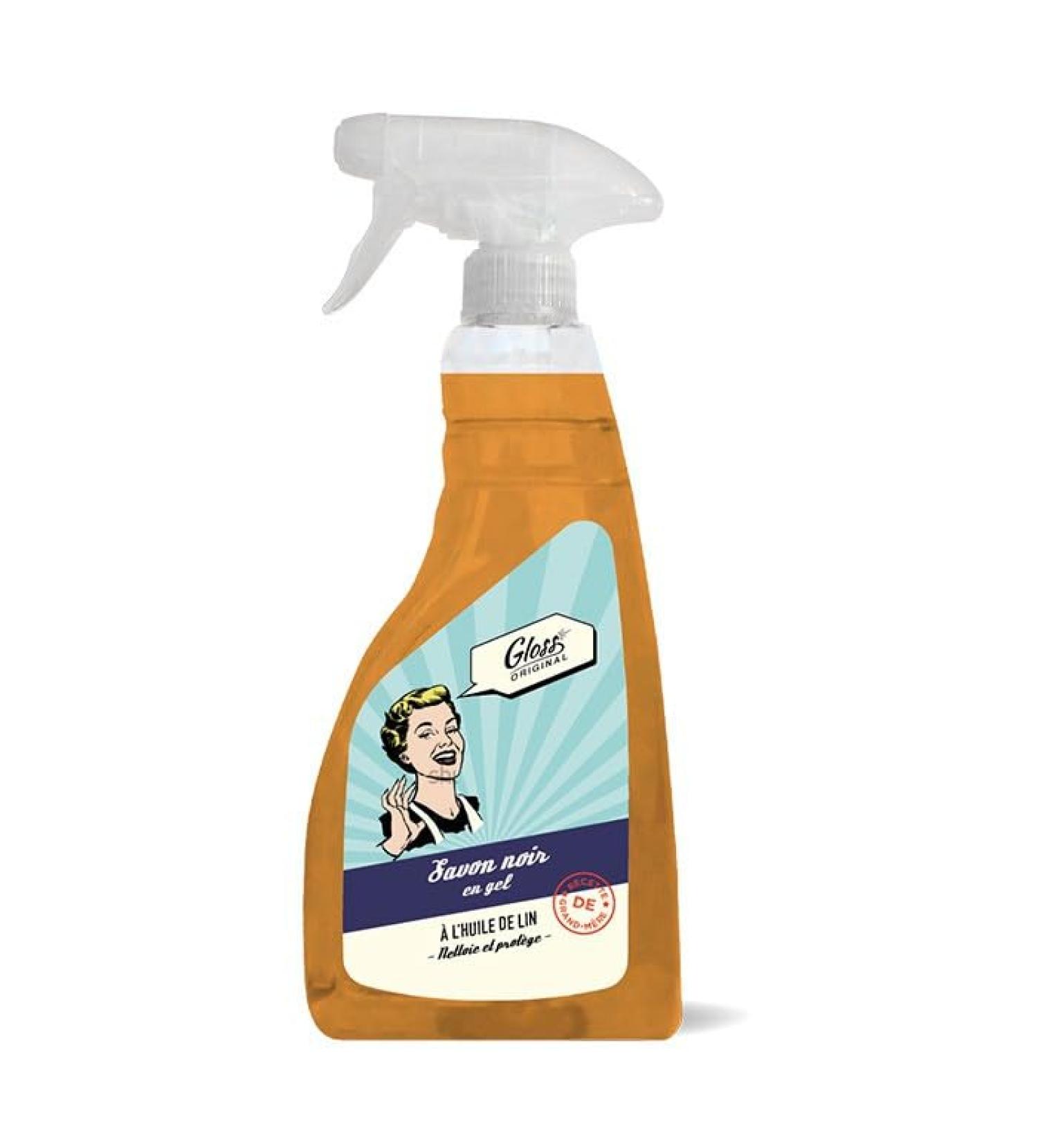 le plus de l'entretien GLOSS ORIGINAL BLACK SOAP WITH LINSEED OIL 750ML