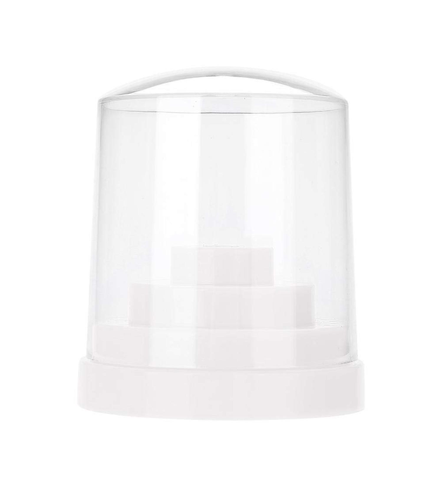 Nail Drill Holder with 48 Holes - Plastic Nail Art Stand & Drill Bit Organizer Box (White) - Perfect for Home & Salon Use - Buy Online on GoSupps.com