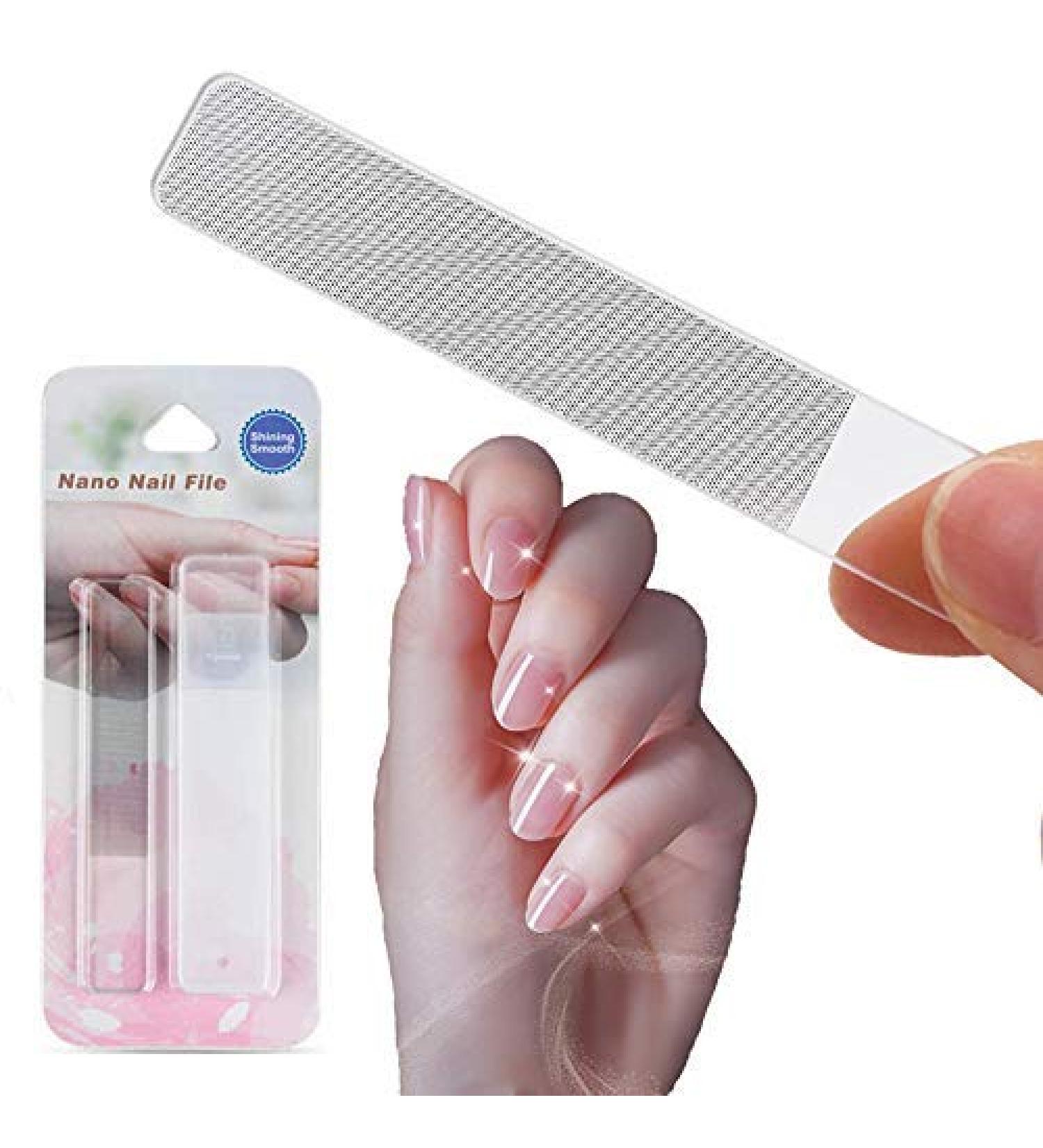 Crystal Nail Files Manicure Set for Women Men  Natural Nail Polish  Shine Nails  Gifts for Women