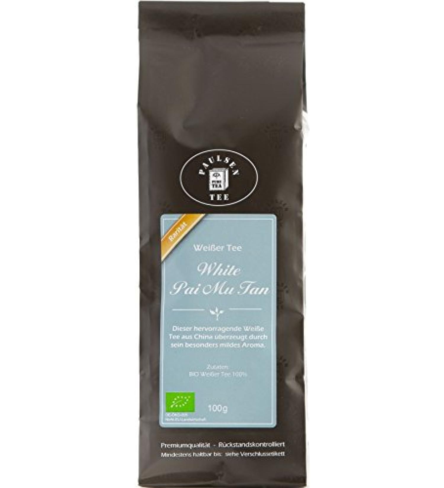 Buy Paulsen Tea Tea Rarities Organic White Pai Mu Tan - Premium 100g | International Shipping Available - Buy Online on GoSupps.com