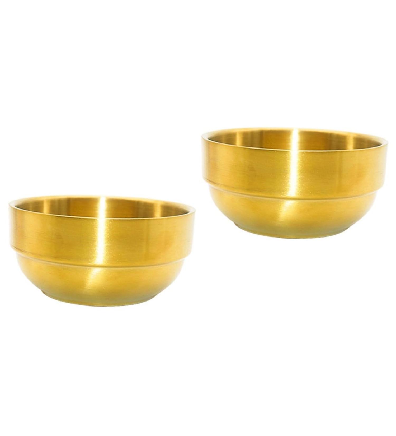 Fomiyes 2-Pack Foam Dishwasher Razor Soap Cream Cups - Stainless Steel Shaving Pallet Bowl for Men - Ideal for Pigment Toning & Grooming - Buy Online on GoSupps.com