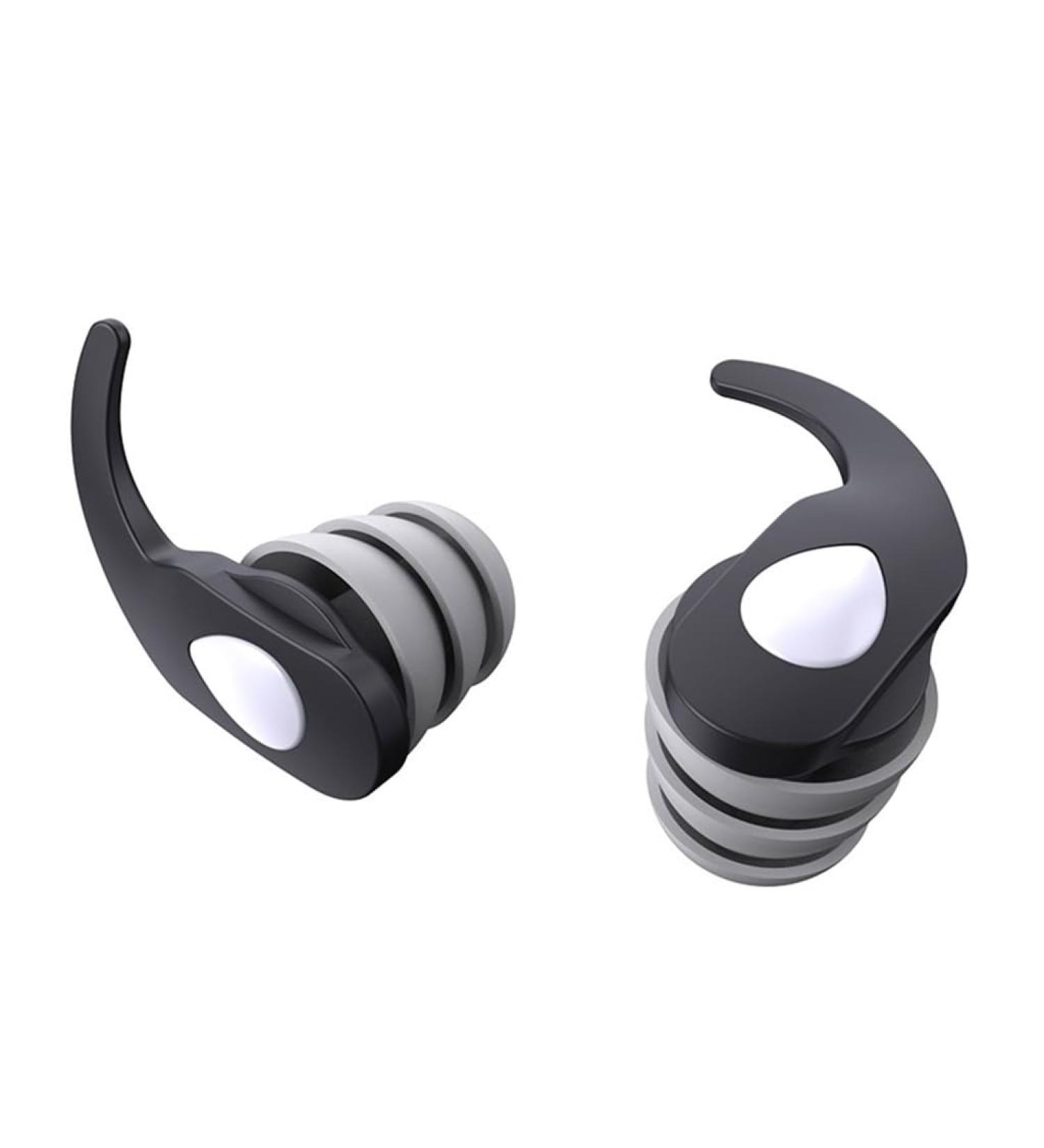 Buy Best Noise Cancelling Silicone Ear Plugs | Reusable Soft Ear Protectors for Sleep & Sound Blocking - Buy Online on GoSupps.com