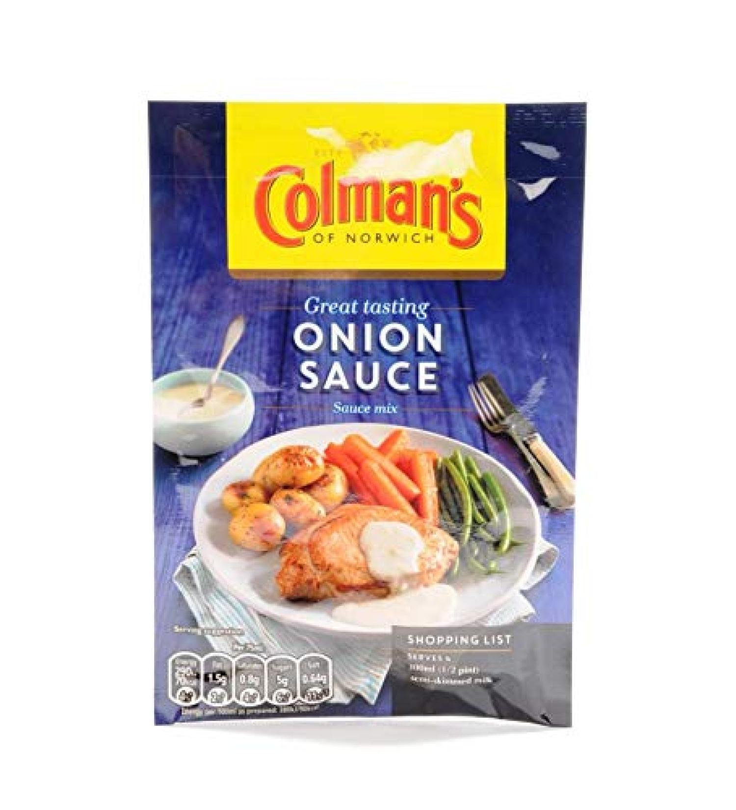 Colmans Sauces 3 Bags (35g Pour Over Sauce, Onion 35g)