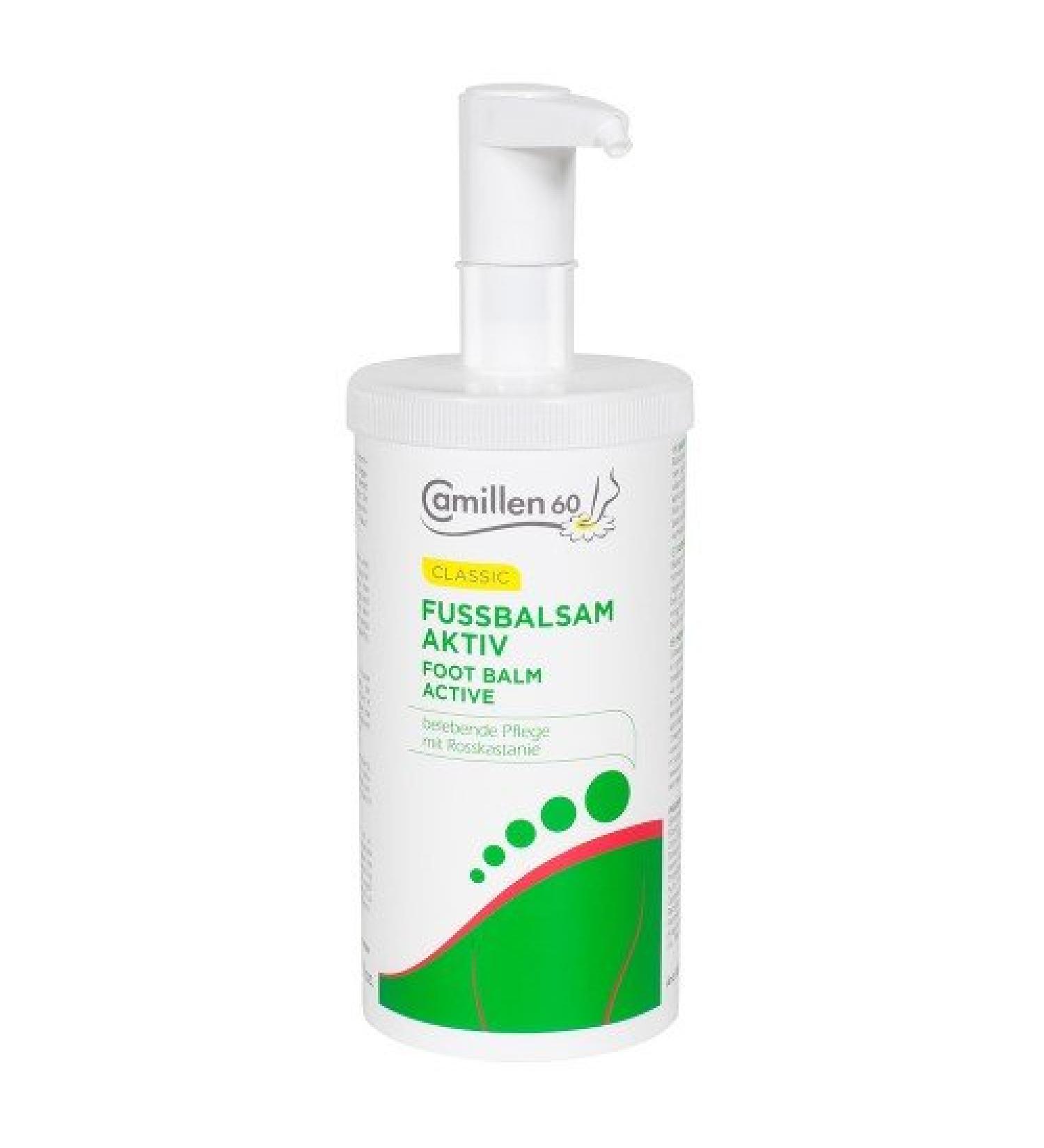 Foot Balm Active Classic Camillen 60 foot cream for tired feet and legs balm with horse chestnut 450 ml