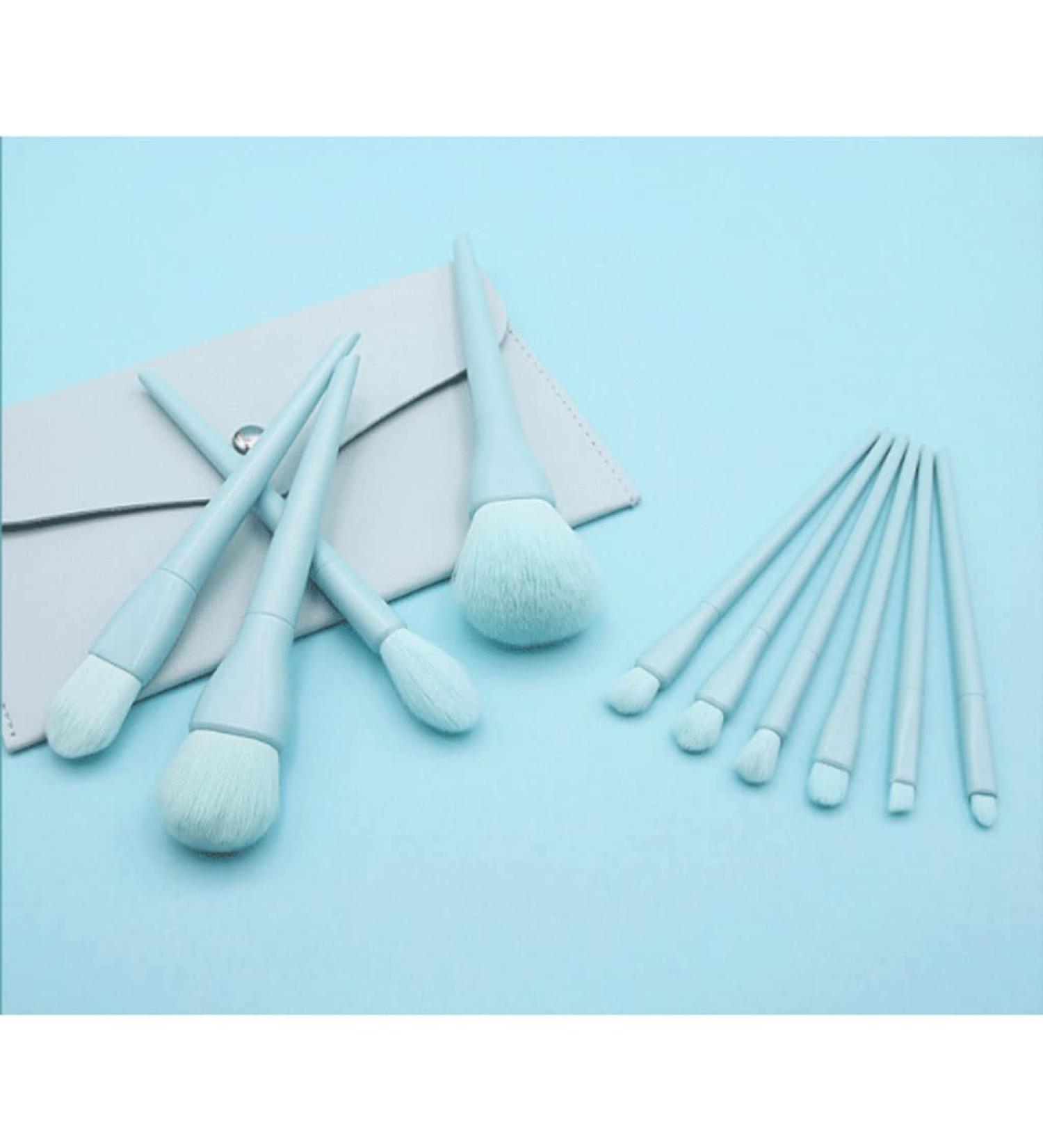 MADALIAN 10-Piece Makeup Brush Set Full Loose Powder & Eye Shadow Brushes for Flawless Beauty | International Shipping Available - Buy Online on GoSupps.com