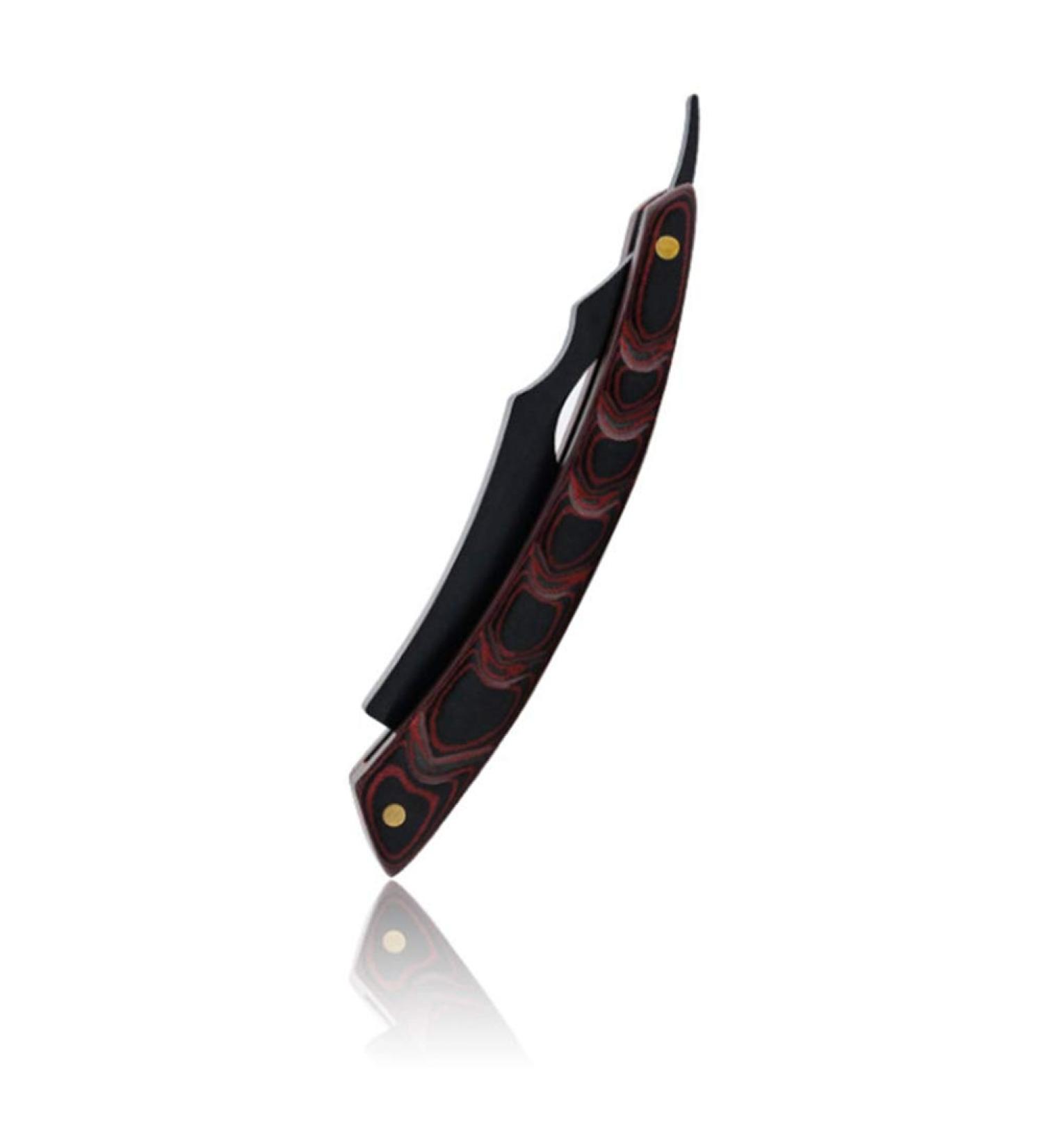 Buy Guvkeug Foldable Wooden Handle Scraper Razor Stainless Steel Blade for Hairdressers & Men | Premium Hair Cutting Tools - Buy Online on GoSupps.com