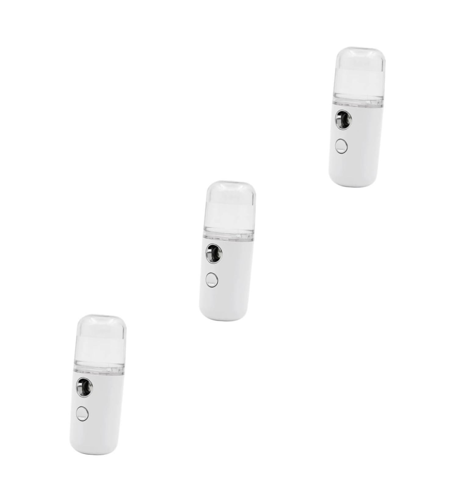 FRCOLOR 3pi ces Mini Brumisateur Hydratant Portable Outil De Replenishment Eau Pour Peau Vaporisateur De Brume Nano Humidificateur Air 10cmX4cmx3pcs Blancx3pcs - Buy Online on GoSupps.com