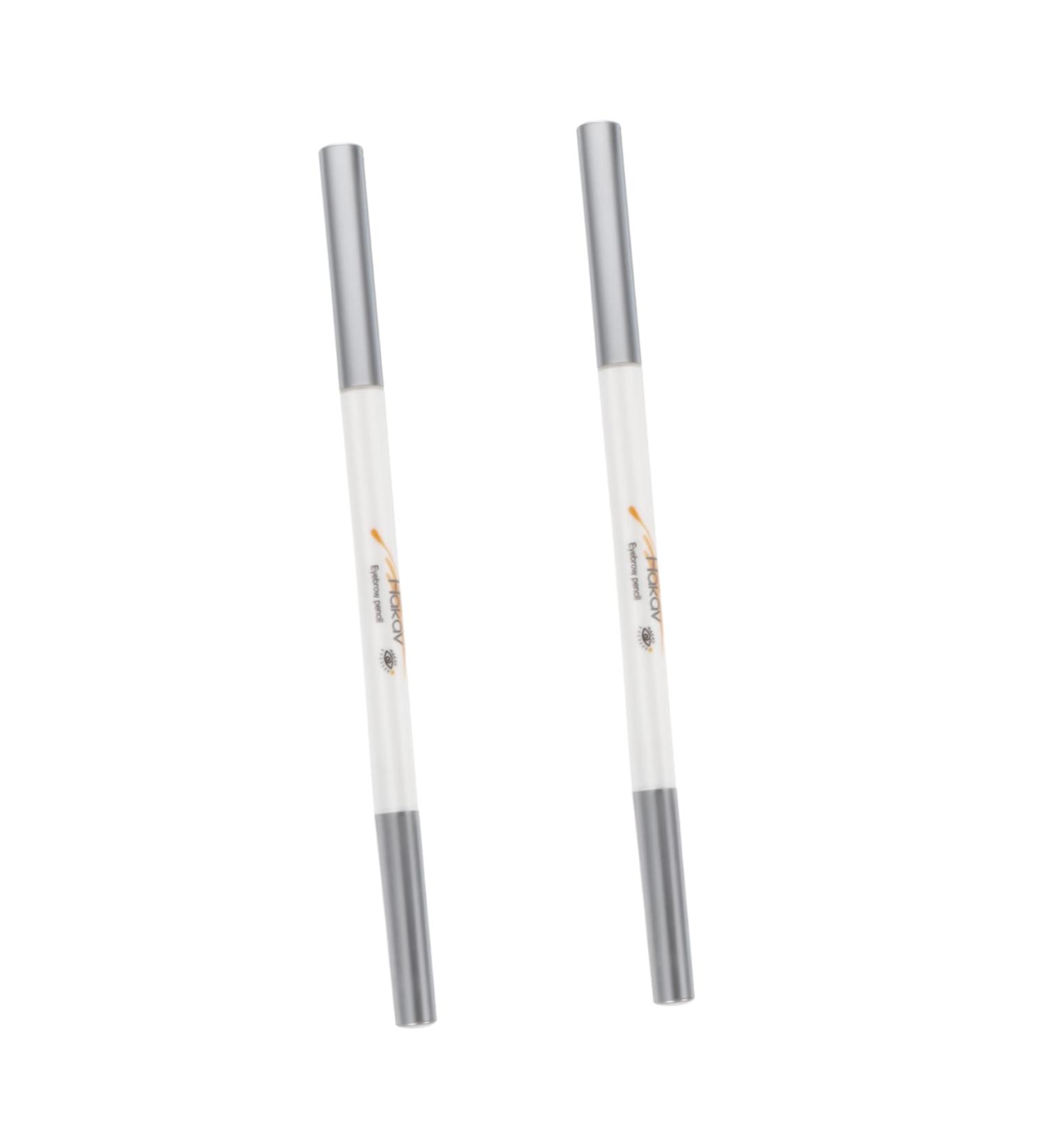 FRCOLOR 2pcs Tool with Dual -in- Pencils Makeup Pencil Brow Eyebrow Enhancer Brush 1 count (Pack of 1) Assorted Color - Buy Online on GoSupps.com