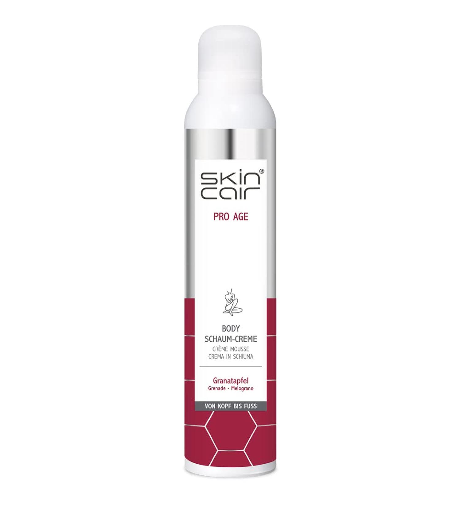 Skincair Pro Age pomegranate body foam - rich body lotion to maintain all skin types intensive care for the body - 200 ml 200 ml (1 Pack)