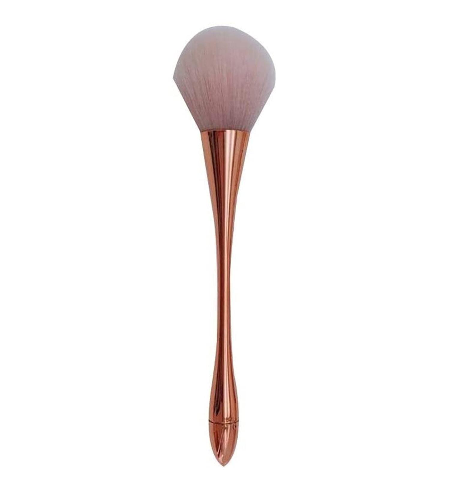 Shop Professional Champagne Cosmetic Brush | Creative Handheld Foundation Tool - Perfect for Flawless Makeup - Buy Online on GoSupps.com