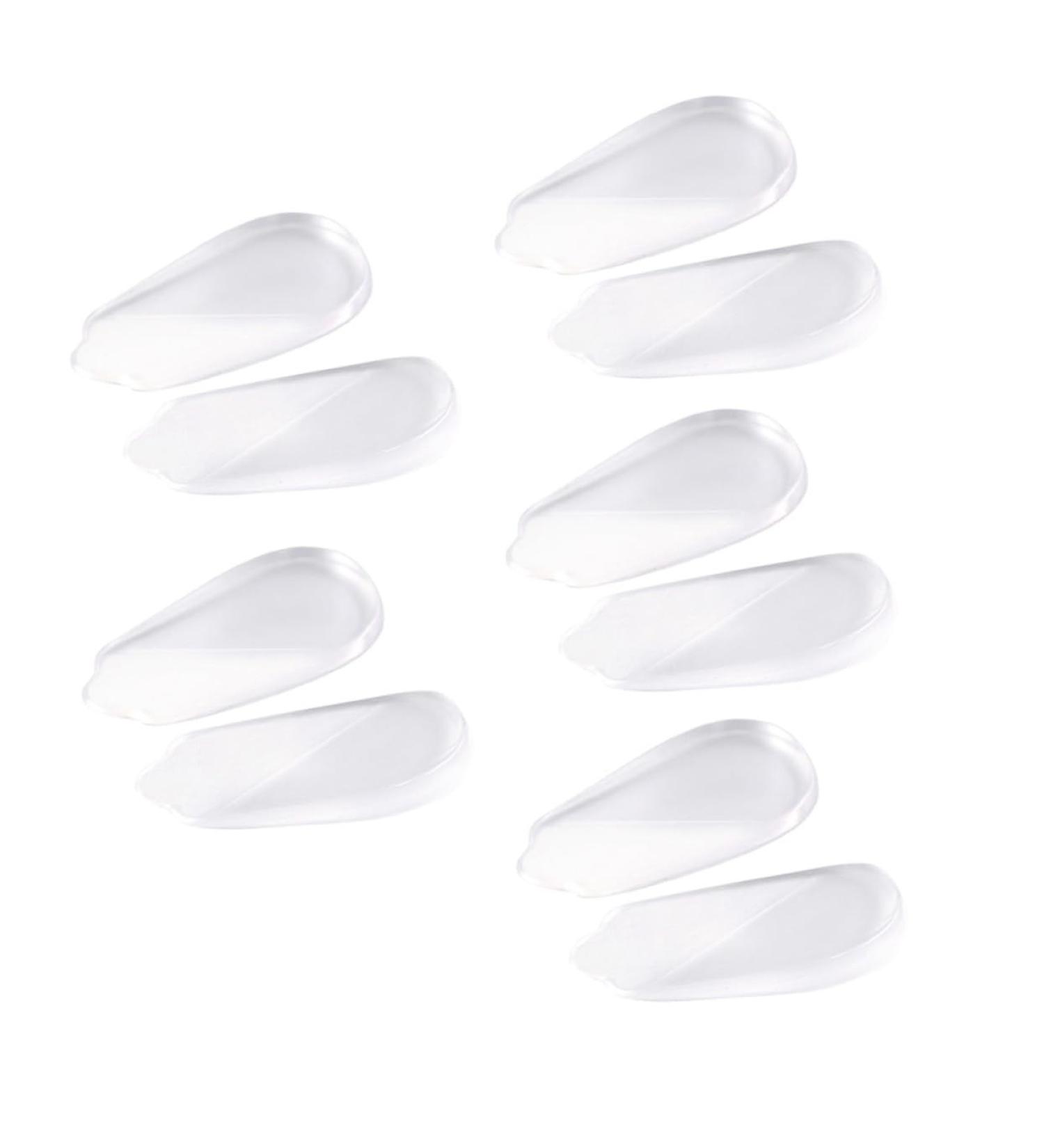 FRCOLOR Soft Heel Cup Insoles - 5 Pairs Protective Gel Pads for Foot Care & Comfort | Ideal Heel Support & Absorption - Perfect for Men - Buy Online on GoSupps.com