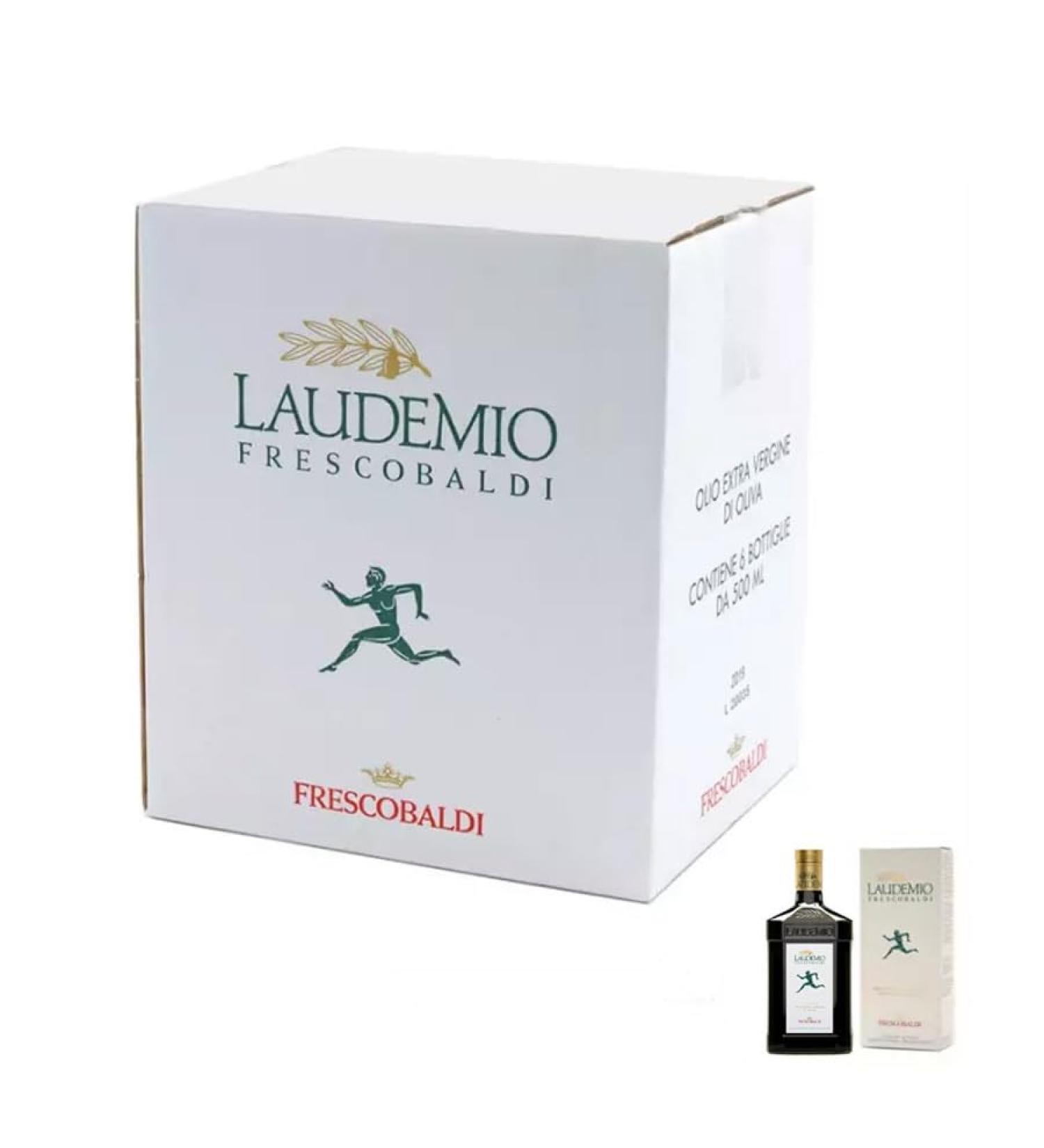 Extra Virgin Olive Oil Laudemio Frescobaldi 500ml x 6 - Buy Online on GoSupps.com