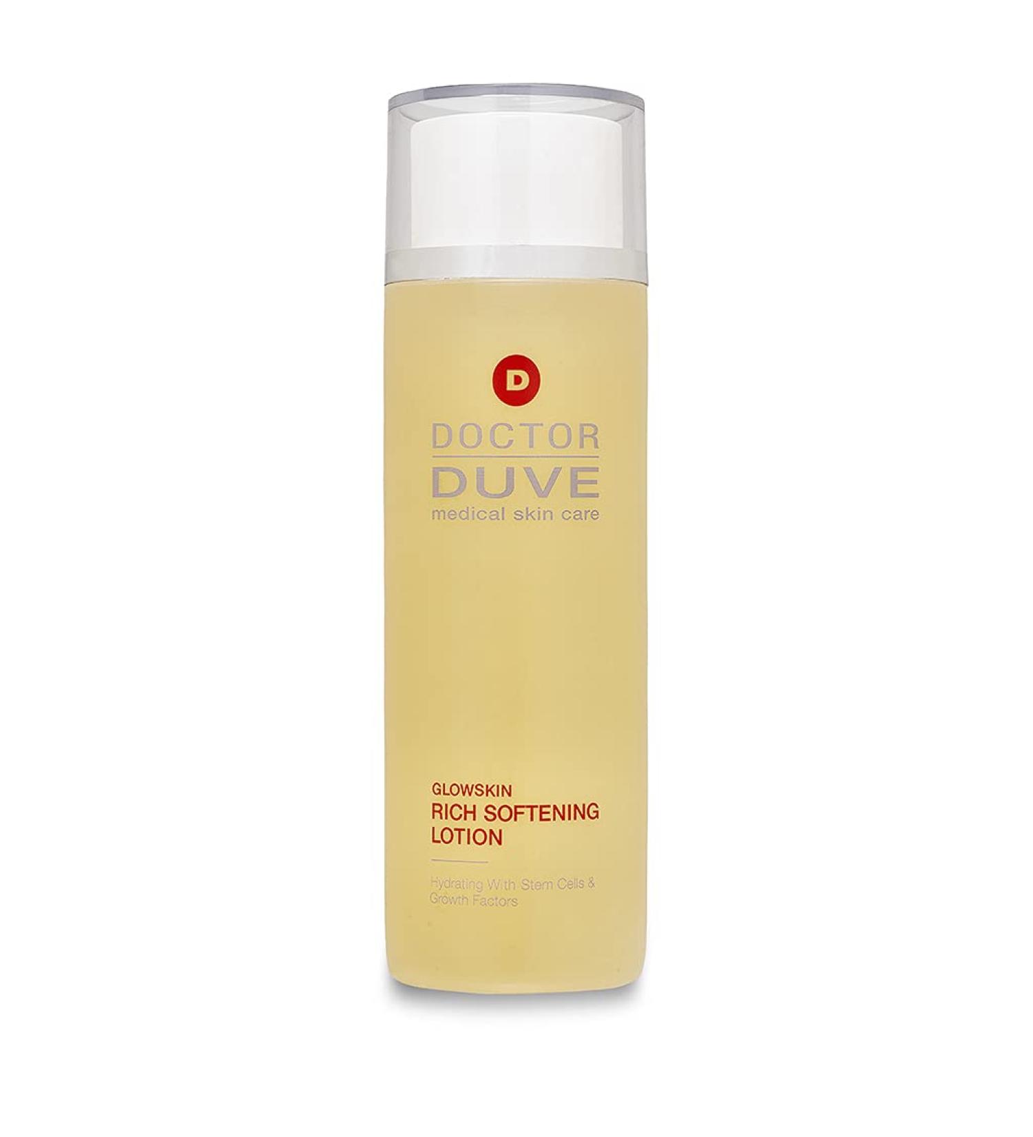 Doctor Duve - Glowskin Rich Facial Softening Lotion with Growth Factors Stem Cells and Neurocosmetic Active Ingredients Extracts (1 x 200 ml) - Buy Online on GoSupps.com